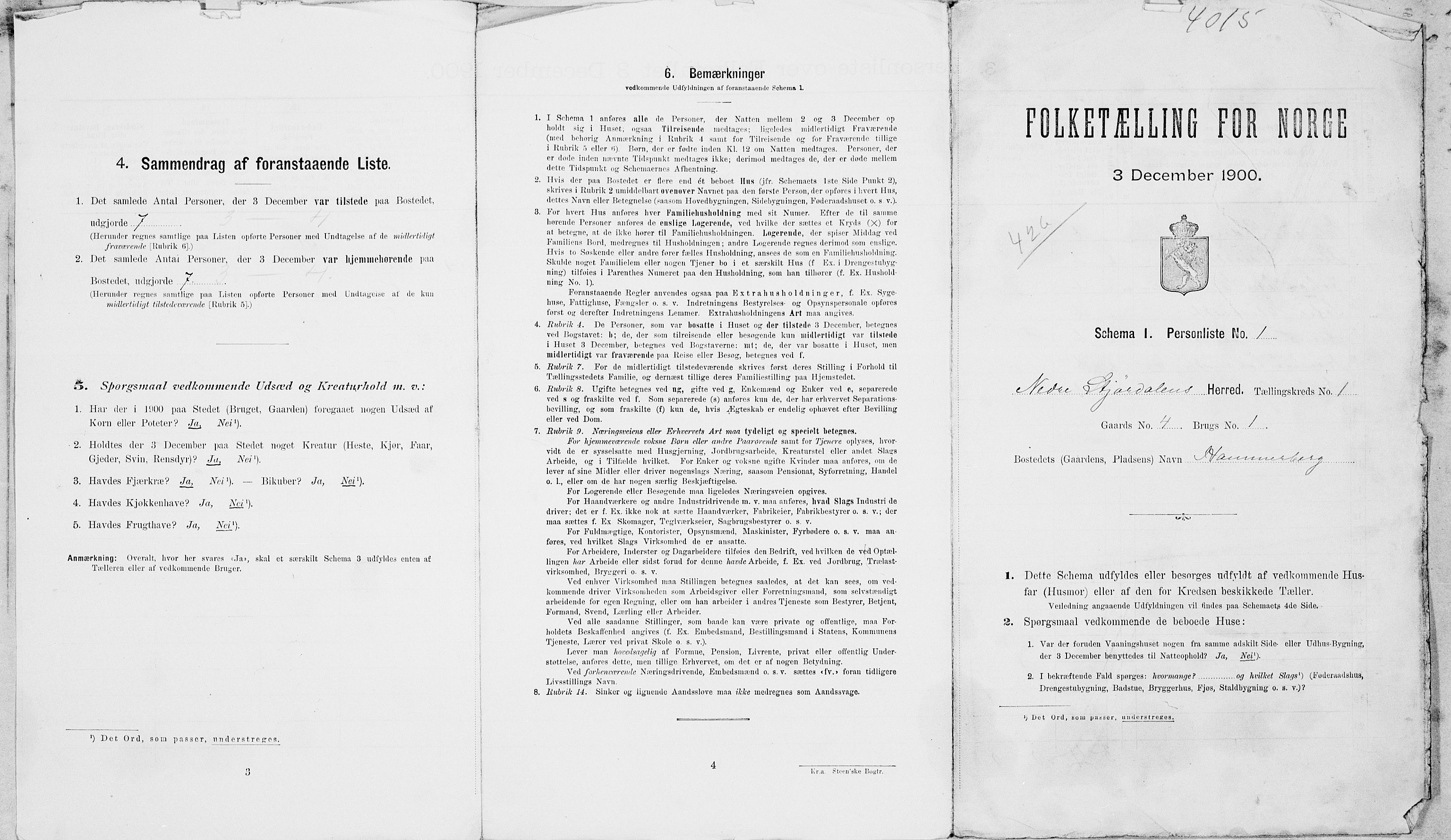 SAT, Folketelling 1900 for 1714 Nedre Stjørdal herred, 1900, s. 163