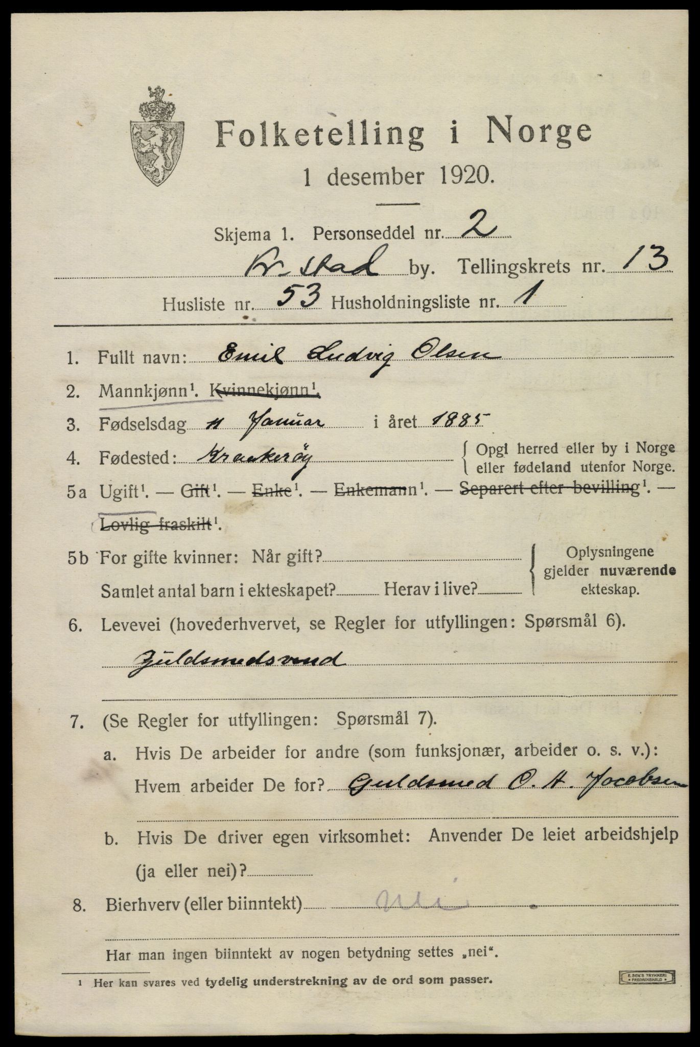 SAO, Folketelling 1920 for 0103 Fredrikstad kjøpstad, 1920, s. 32959
