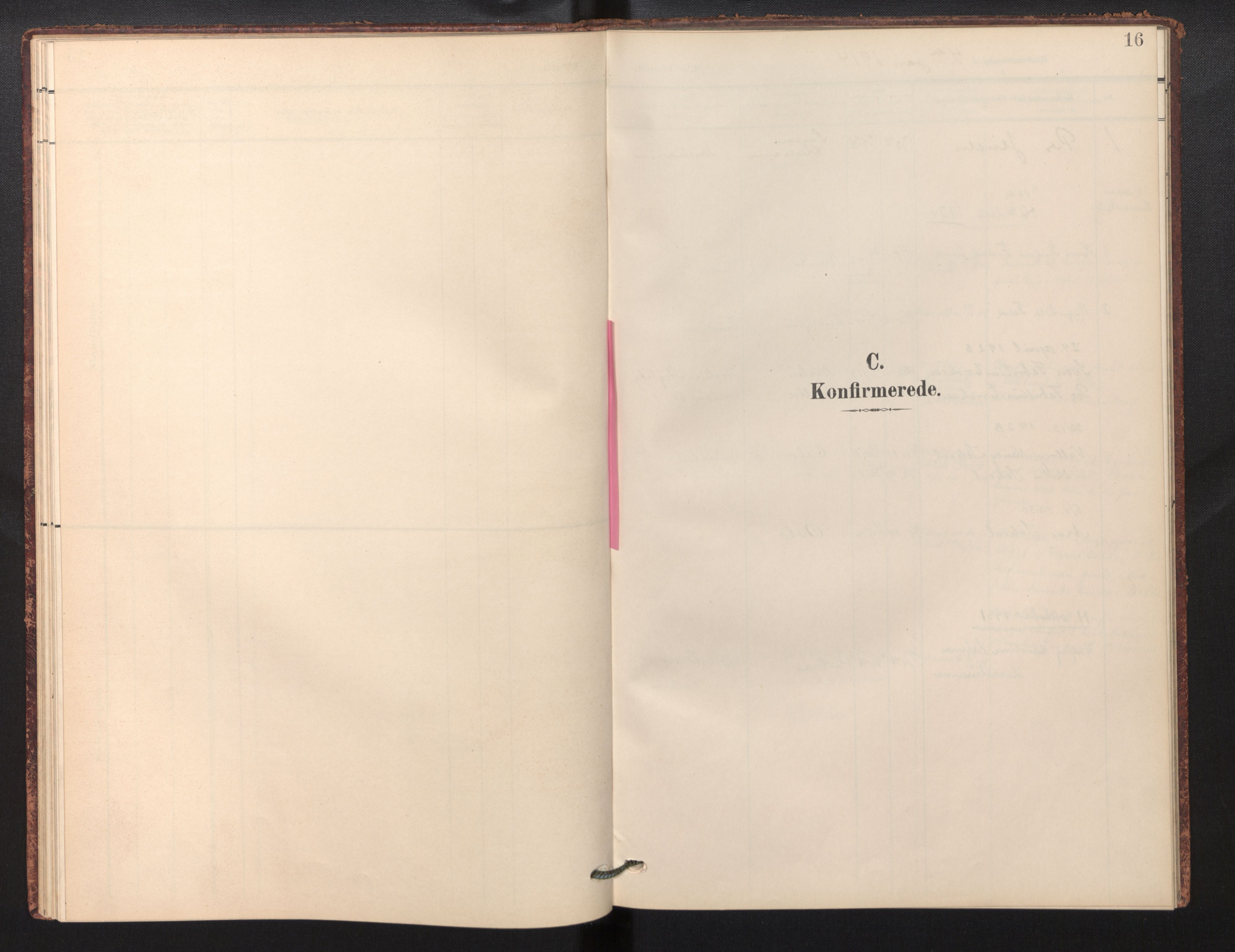 Den norske sjømannsmisjon i utlandet / Berlin, SAB/SAB/PA-0360/H/Ha/L0001: Ministerialbok nr. A 1, 1905-1955, s. 15b-16a