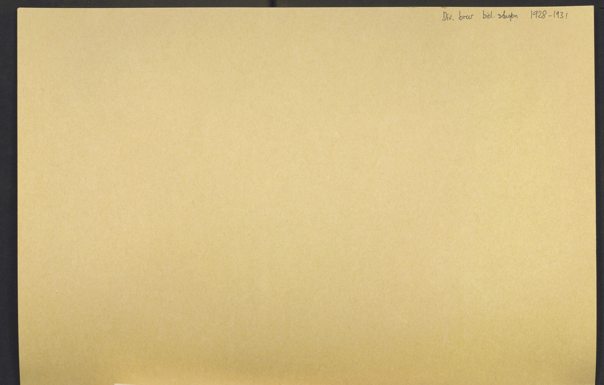 Bergens Museum, AV/SAB-A-17301/13/D/L0002: Korrespondanse , 1928-1940, s. 181