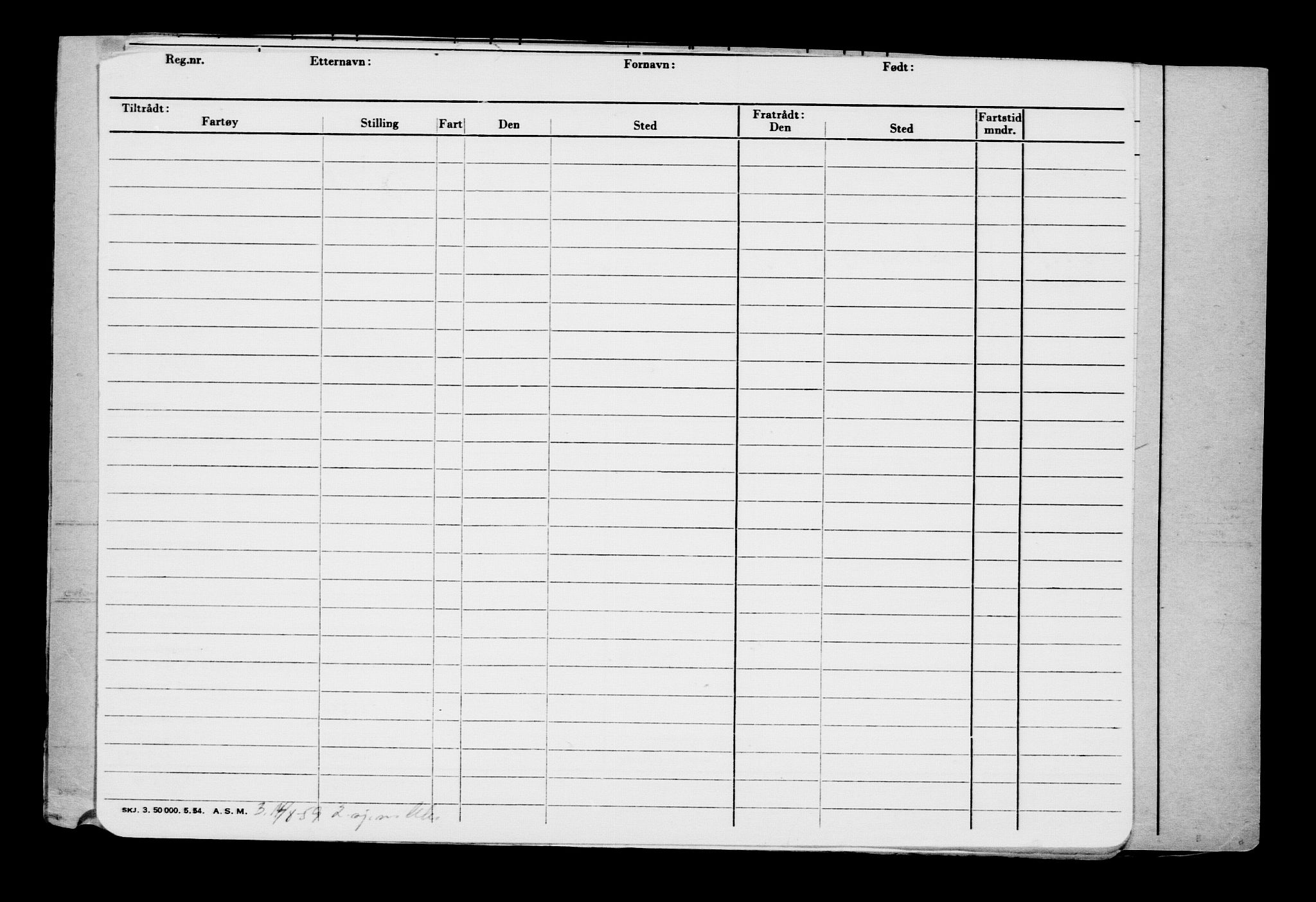 Direktoratet for sjømenn, AV/RA-S-3545/G/Gb/L0188: Hovedkort, 1920, s. 612