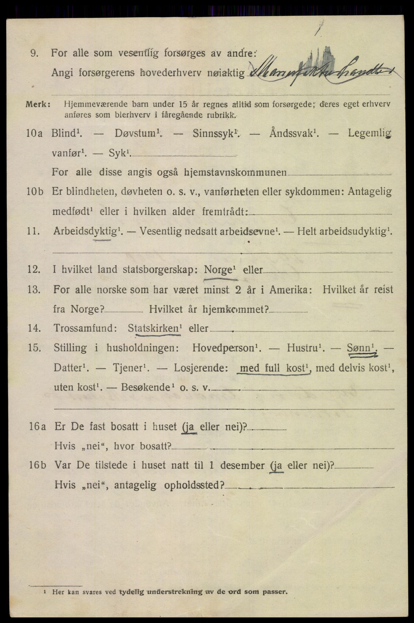 SAK, Folketelling 1920 for 1001 Kristiansand kjøpstad, 1920, s. 42246