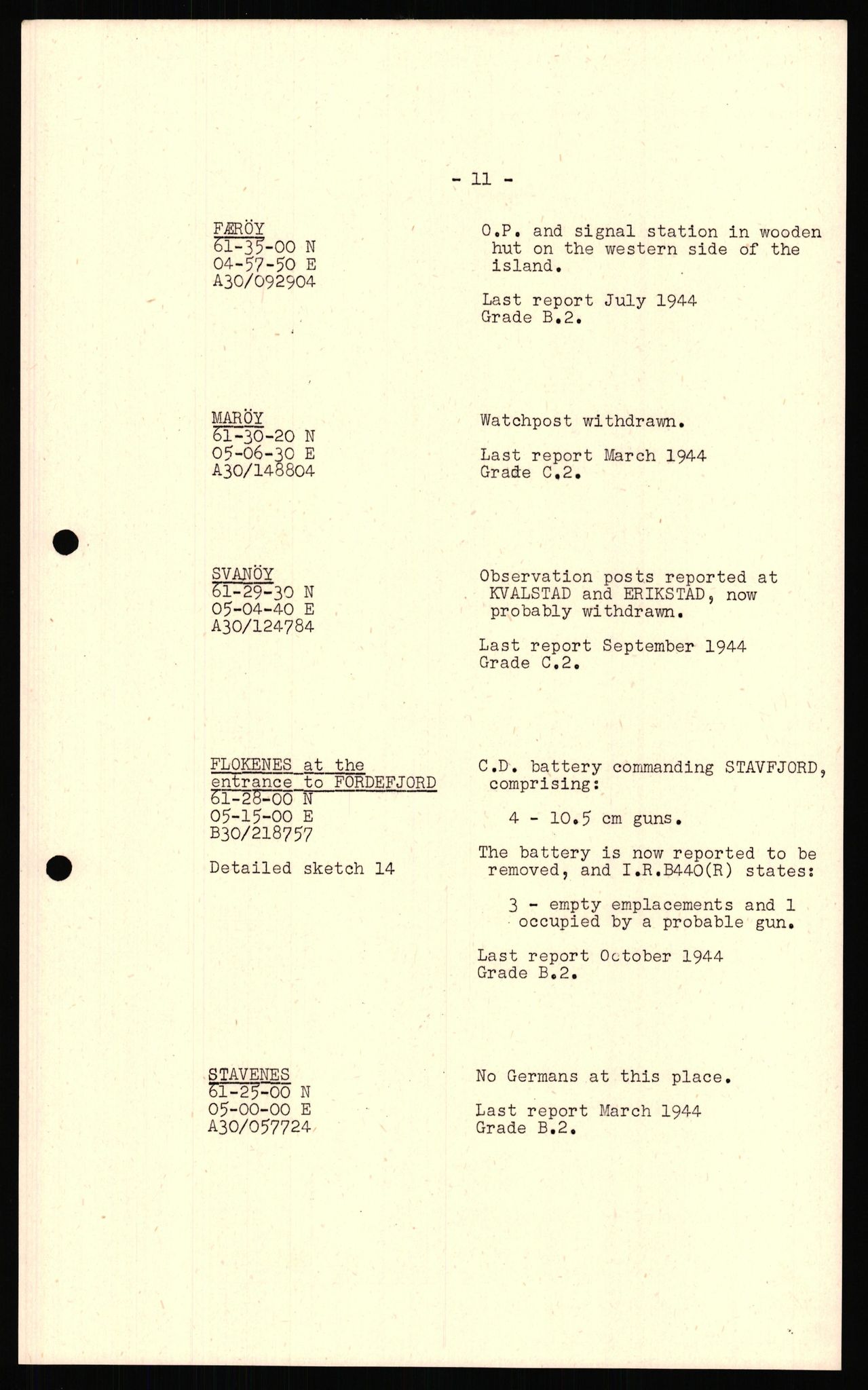 Forsvaret, Forsvarets overkommando II, AV/RA-RAFA-3915/D/Dd/L0017: Sogn og Fjordane / Hordaland, 1943-1945, s. 25