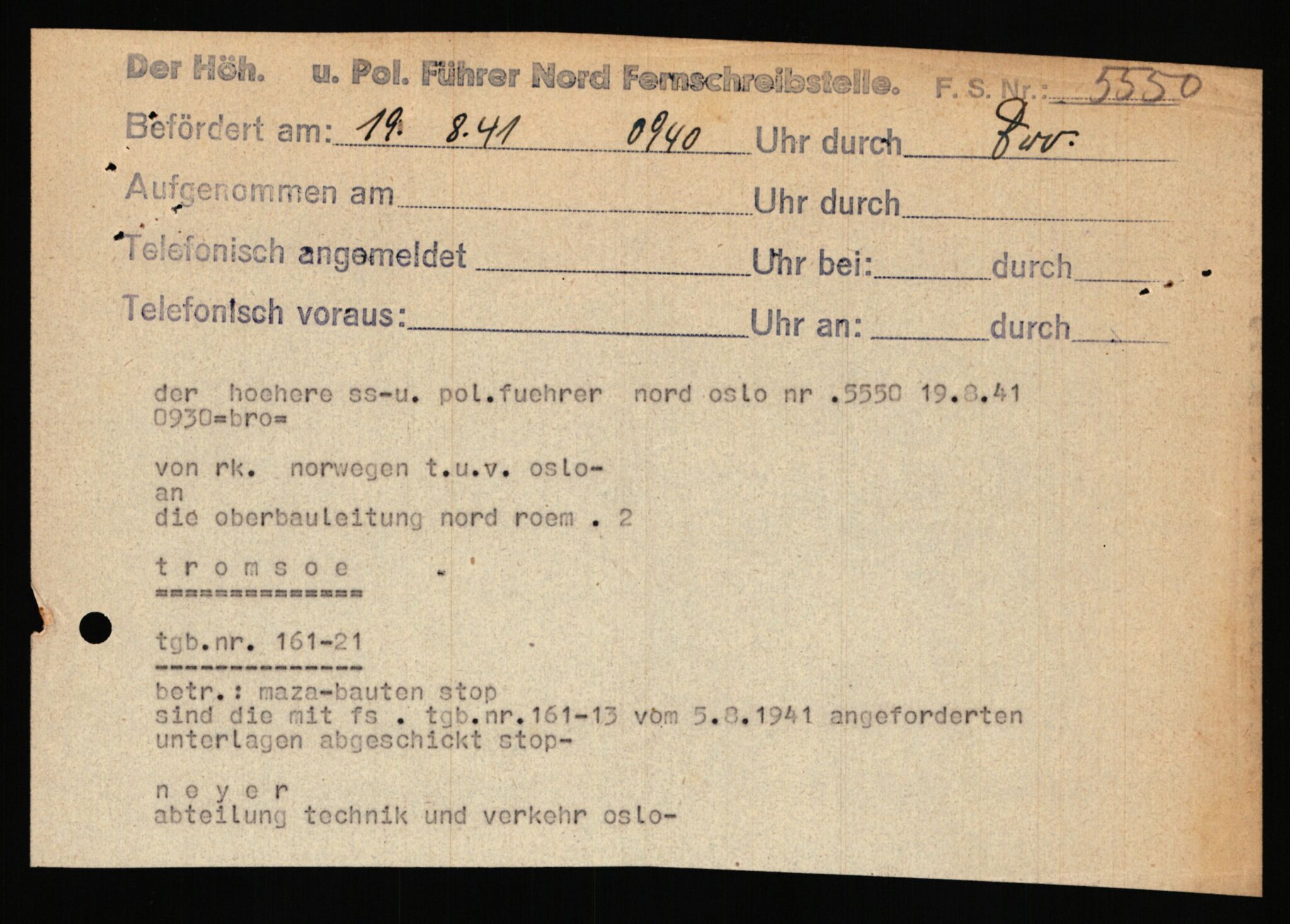 Tyske arkiver, Organisation Todt (OT), Einsatzgruppe Wiking, AV/RA-RAFA-2188/2/B/Bb/L0006: Korrespondanse med Kriegsmarine, 1940-1941, s. 538