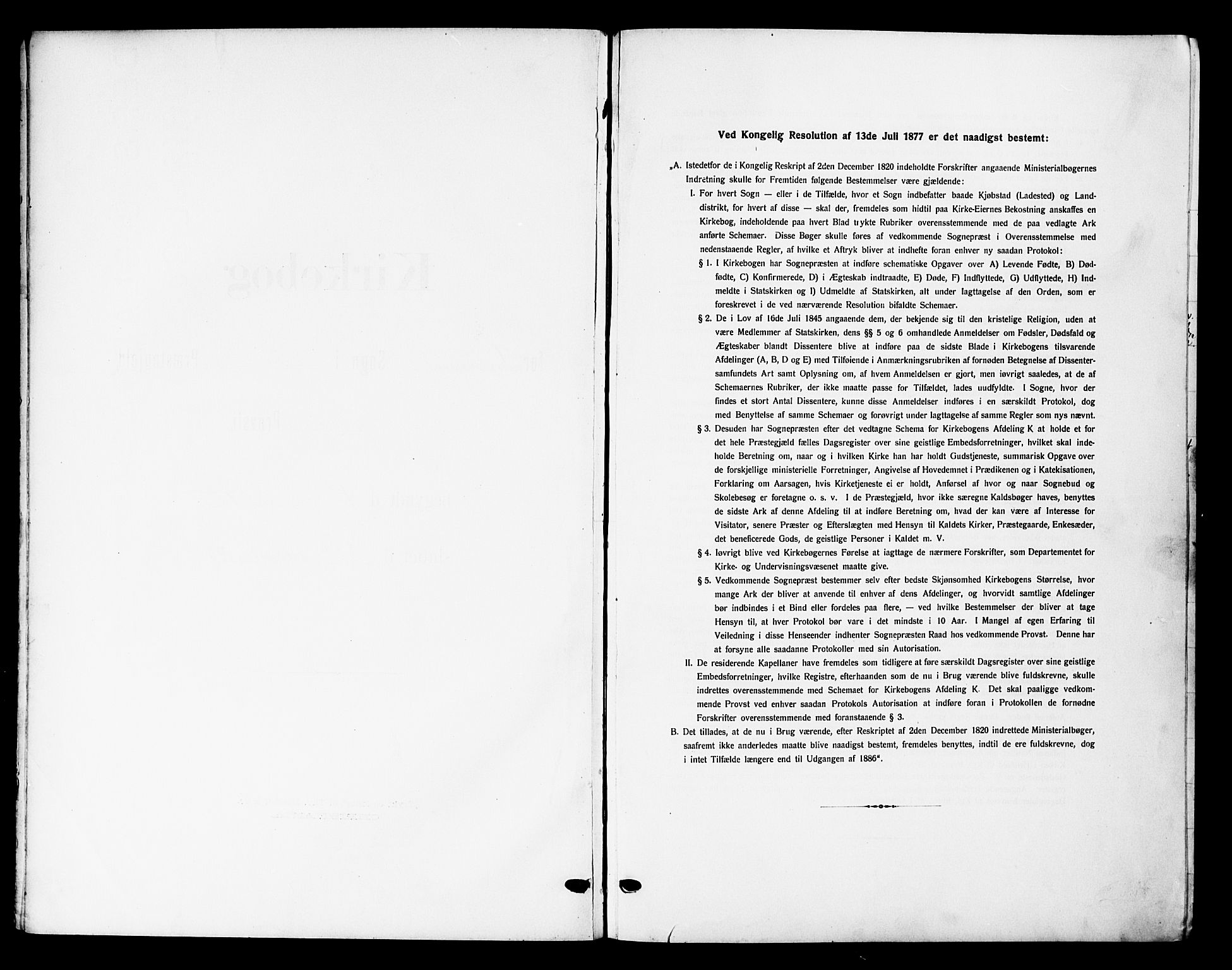 Lesja prestekontor, SAH/PREST-068/H/Ha/Hab/L0008: Klokkerbok nr. 8, 1905-1931