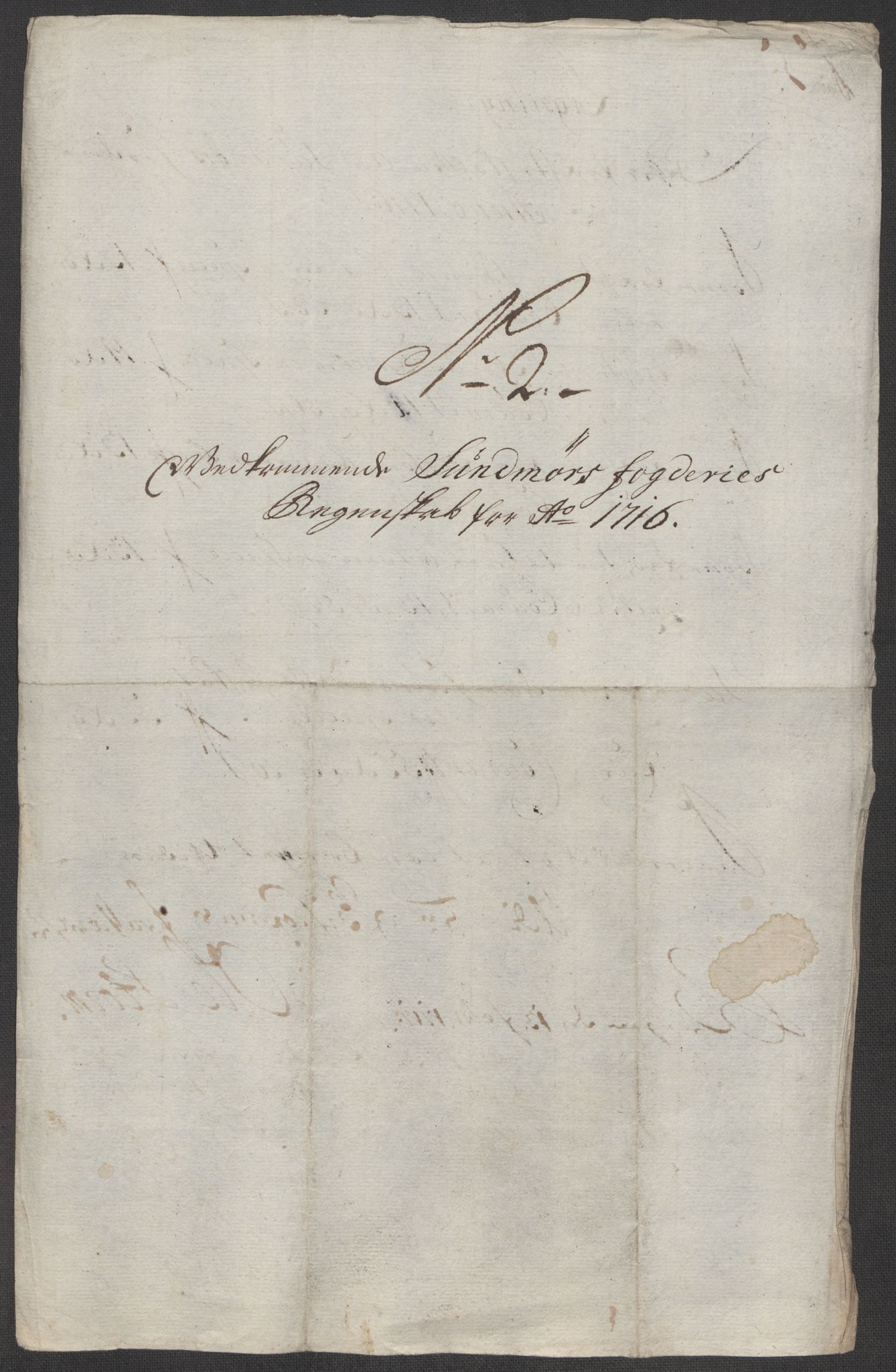 Rentekammeret inntil 1814, Reviderte regnskaper, Fogderegnskap, RA/EA-4092/R54/L3568: Fogderegnskap Sunnmøre, 1716, s. 56