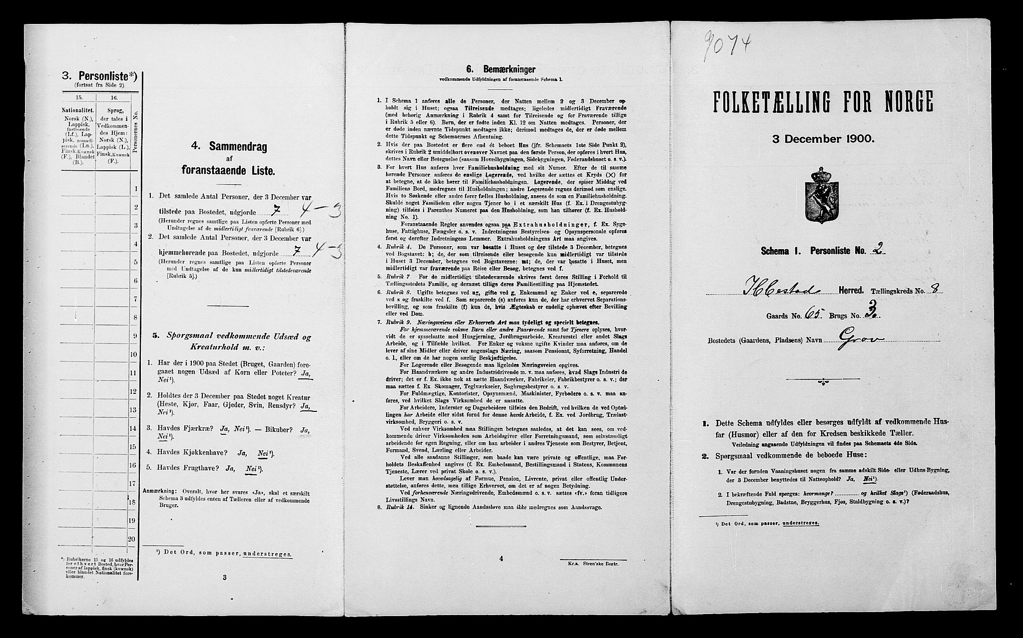 SATØ, Folketelling 1900 for 1917 Ibestad herred, 1900, s. 1072