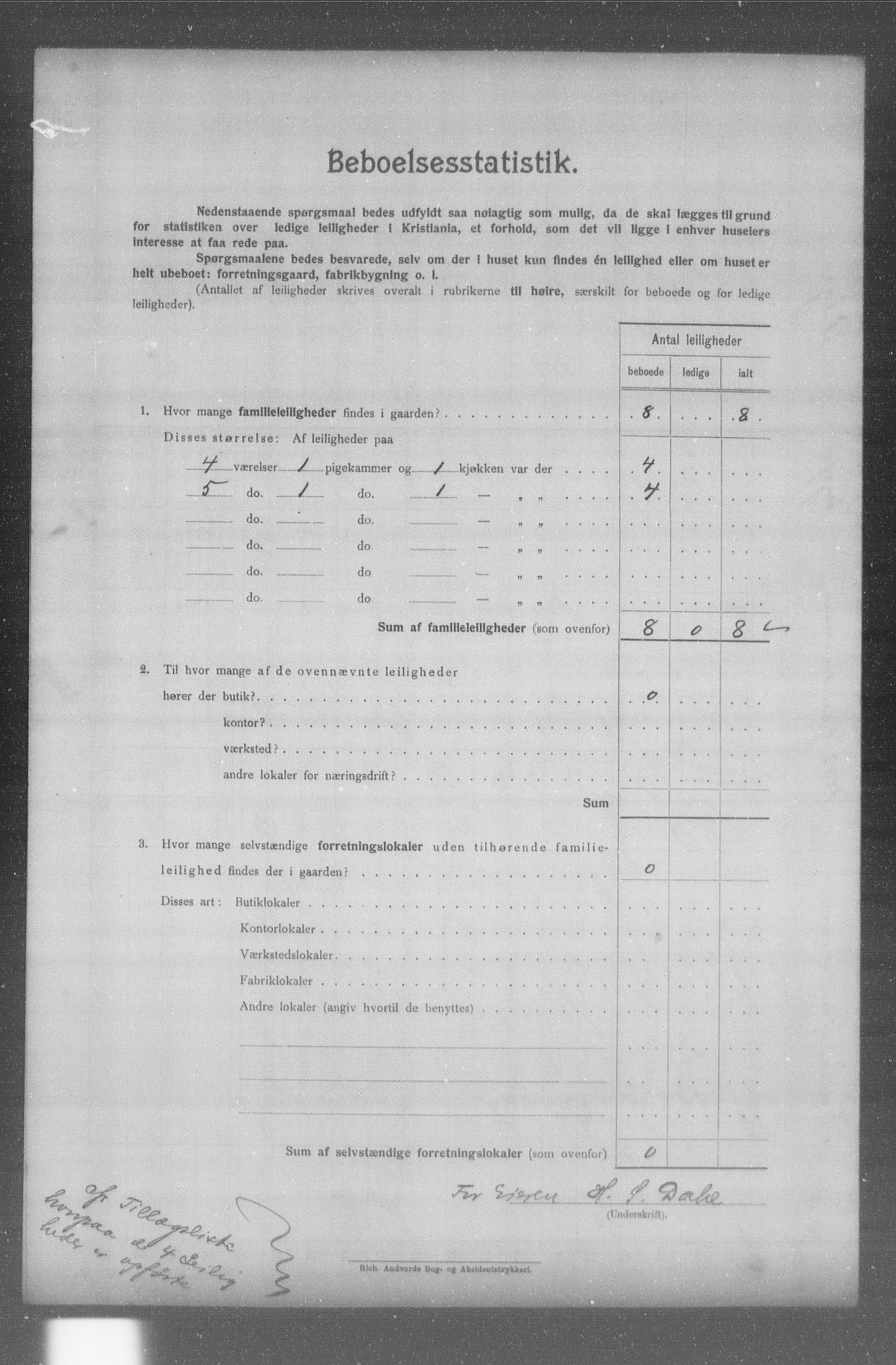 OBA, Kommunal folketelling 31.12.1904 for Kristiania kjøpstad, 1904, s. 11076