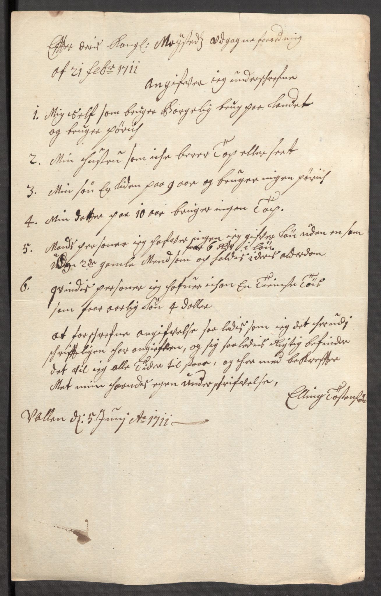 Rentekammeret inntil 1814, Reviderte regnskaper, Fogderegnskap, RA/EA-4092/R57/L3860: Fogderegnskap Fosen, 1711, s. 340