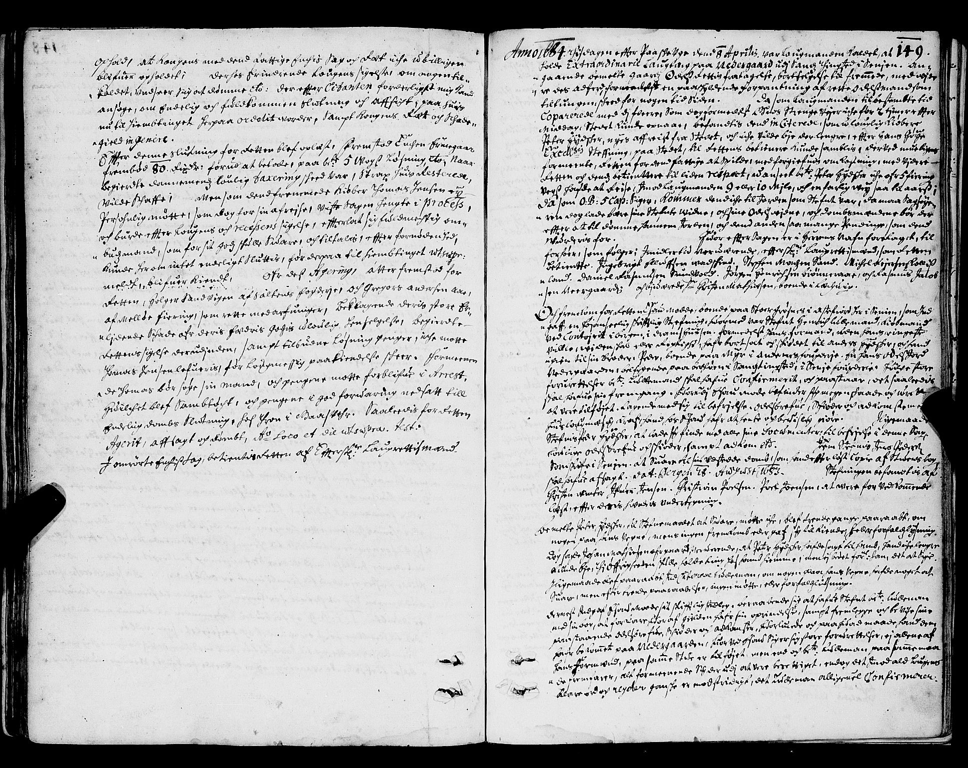 Nordland og Finnmarks lagstol, SAT/A-5608/X/L0002: Justisprotokoll, 1666-1690, s. 149