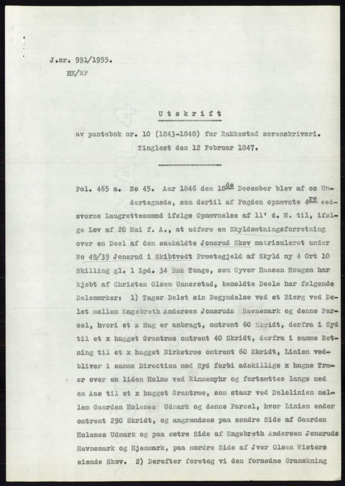 Statsarkivet i Oslo, AV/SAO-A-10621/Z/Zd/L0003: Avskrifter, j.nr 714-1202/1955, 1955, s. 210