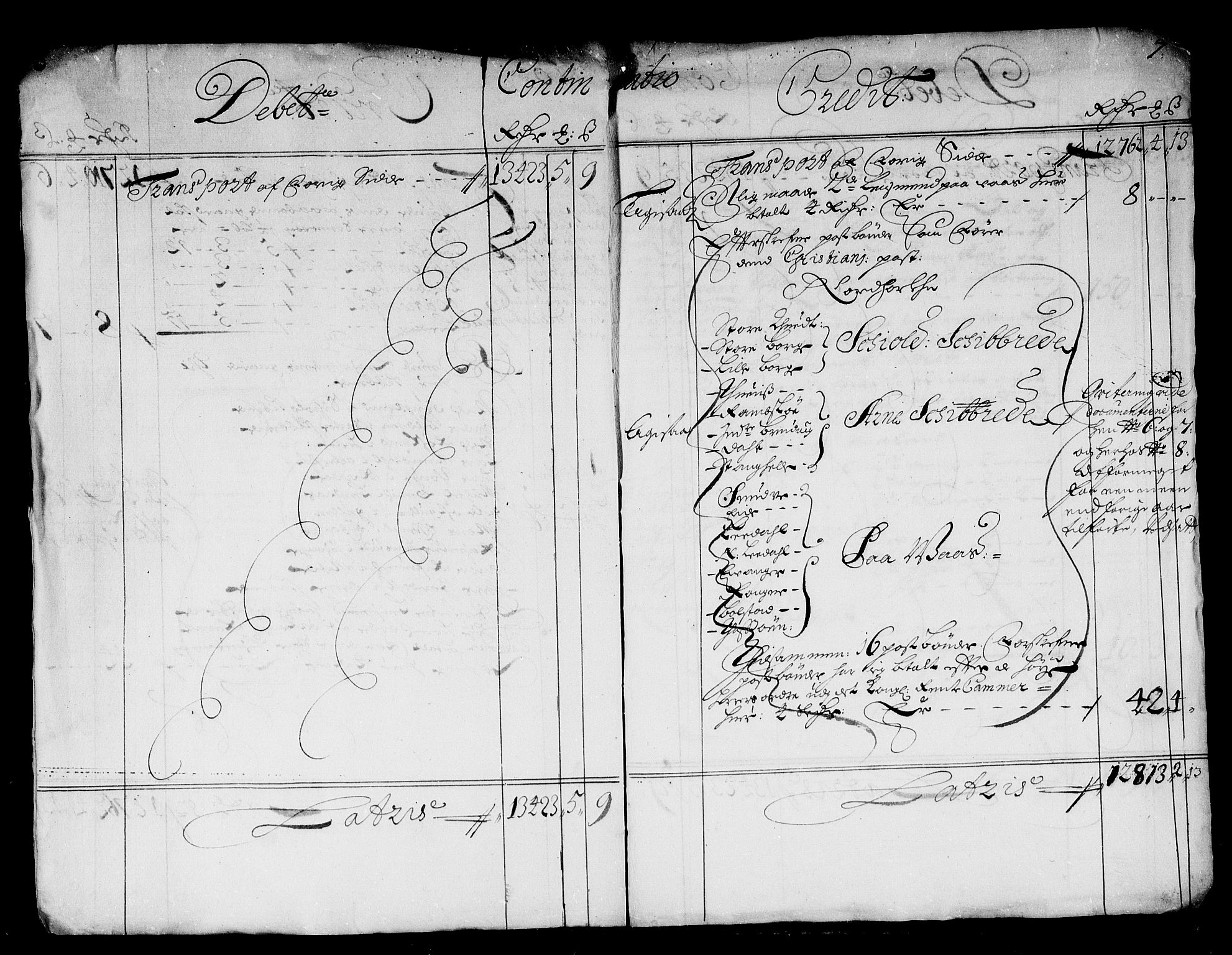 Rentekammeret inntil 1814, Reviderte regnskaper, Stiftamtstueregnskaper, Bergen stiftamt, AV/RA-EA-6043/R/Rc/L0086: Bergen stiftamt, 1688