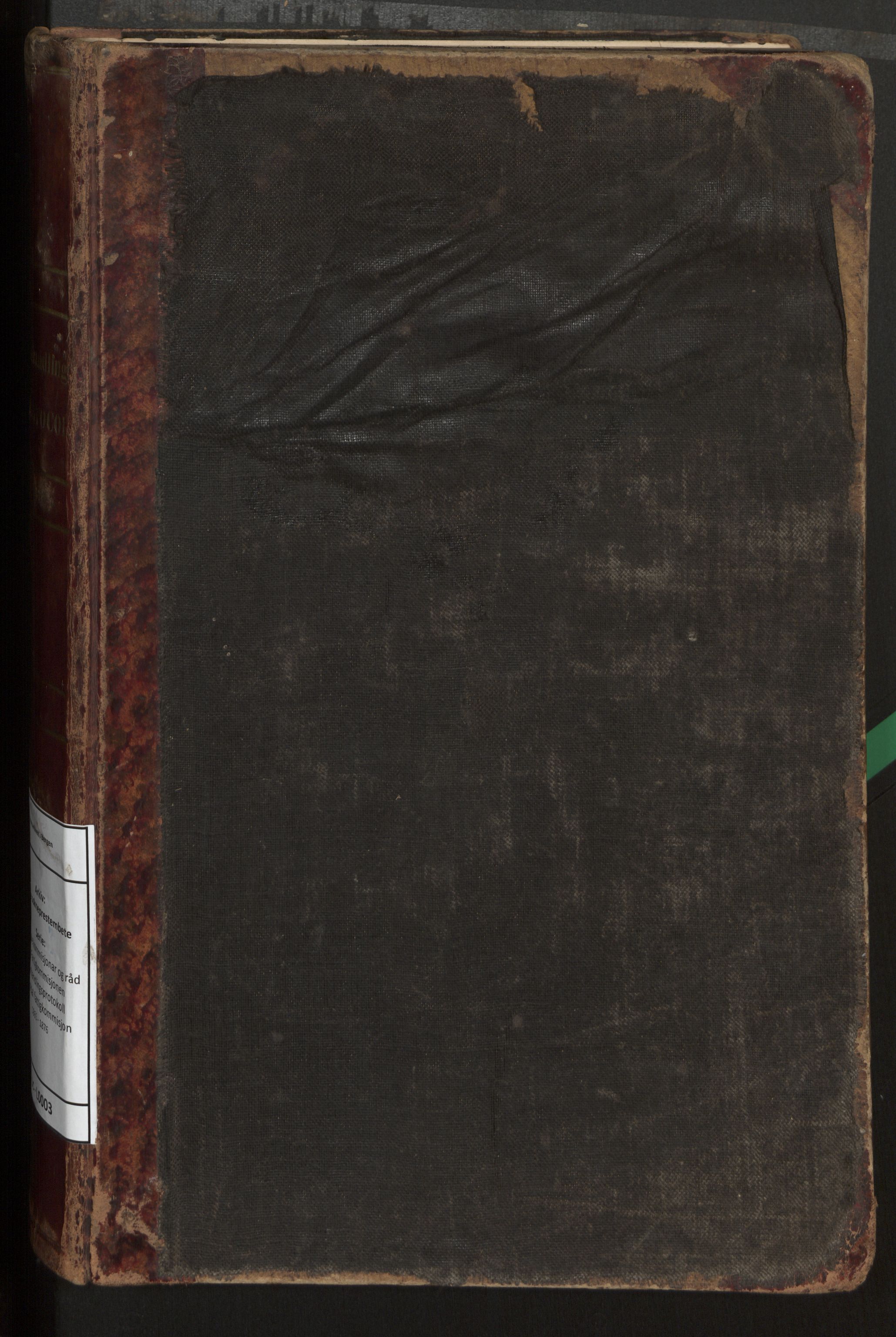 Førde sokneprestembete, SAB/A-79901/J/Jc/L0003: Forhandlingsprotokoll Naustdal fattigkommisjon, 1865-1876