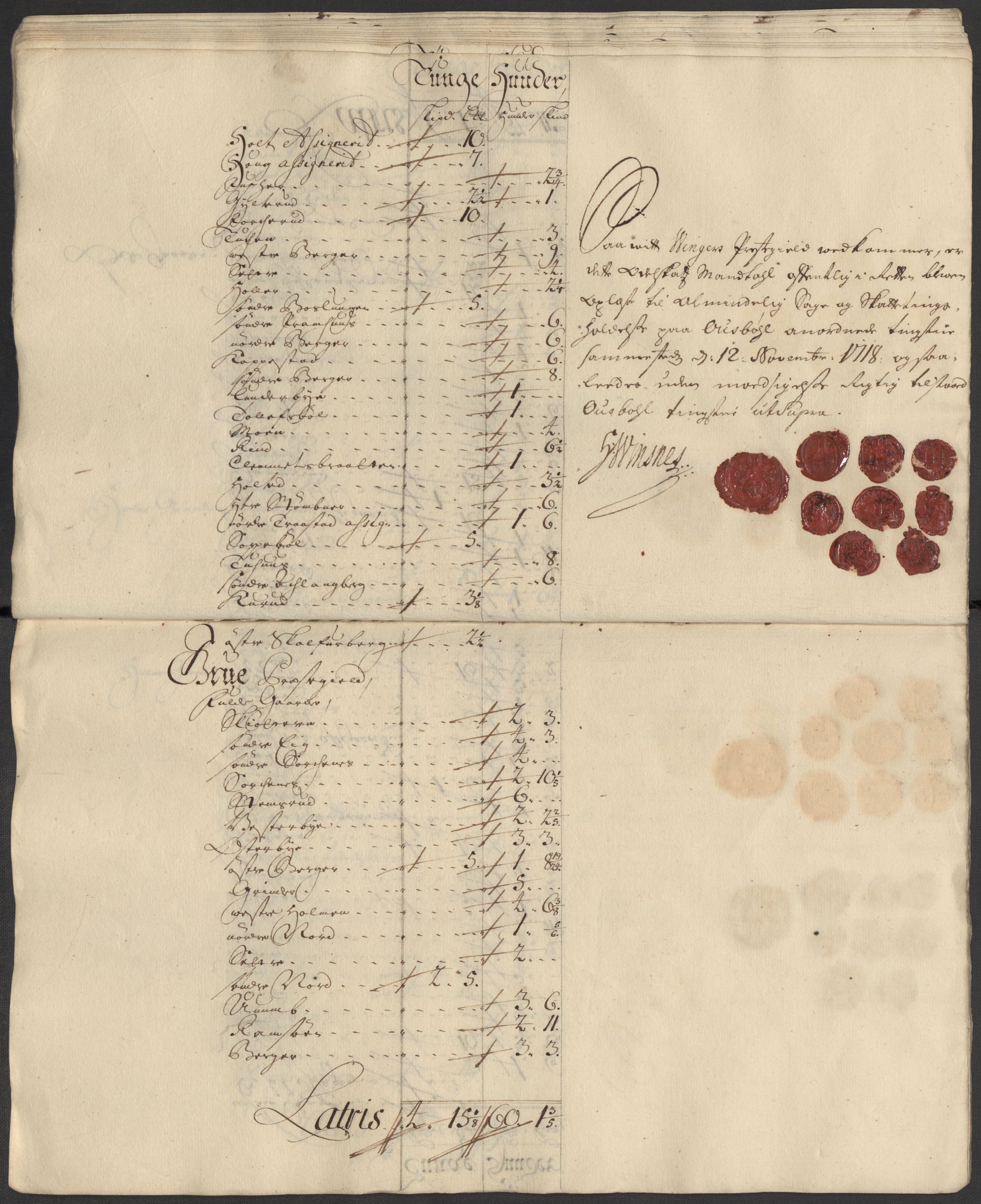 Rentekammeret inntil 1814, Reviderte regnskaper, Fogderegnskap, AV/RA-EA-4092/R13/L0857: Fogderegnskap Solør, Odal og Østerdal, 1718, s. 133