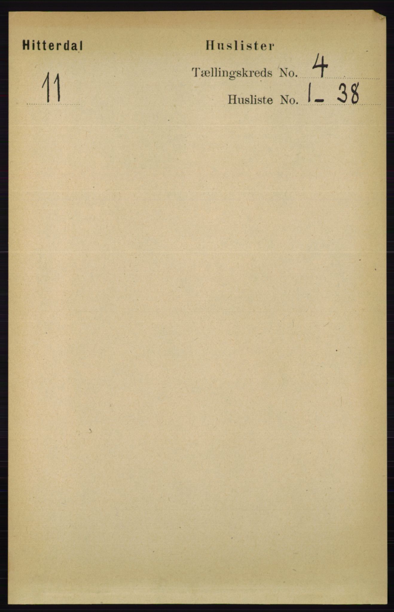 RA, Folketelling 1891 for 0823 Heddal herred, 1891, s. 1631