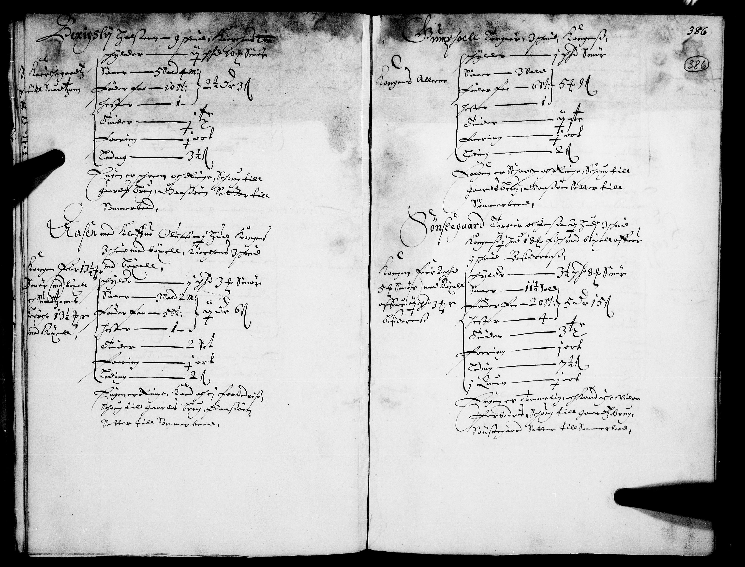 Rentekammeret inntil 1814, Realistisk ordnet avdeling, AV/RA-EA-4070/N/Nb/Nba/L0015: Gudbrandsdalen fogderi, 2. del, 1668, s. 385b-386a