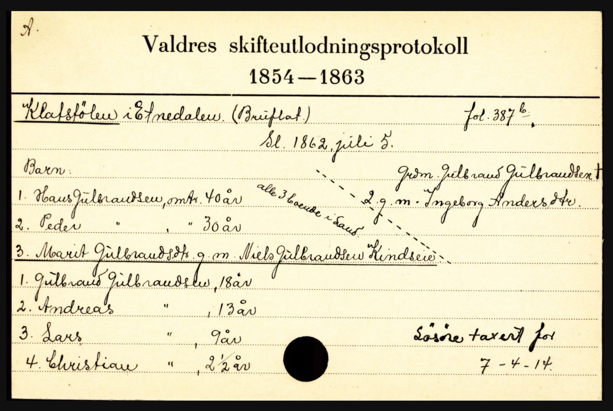 Valdres sorenskriveri, SAH/TING-016/J, 1659-1903, s. 6967