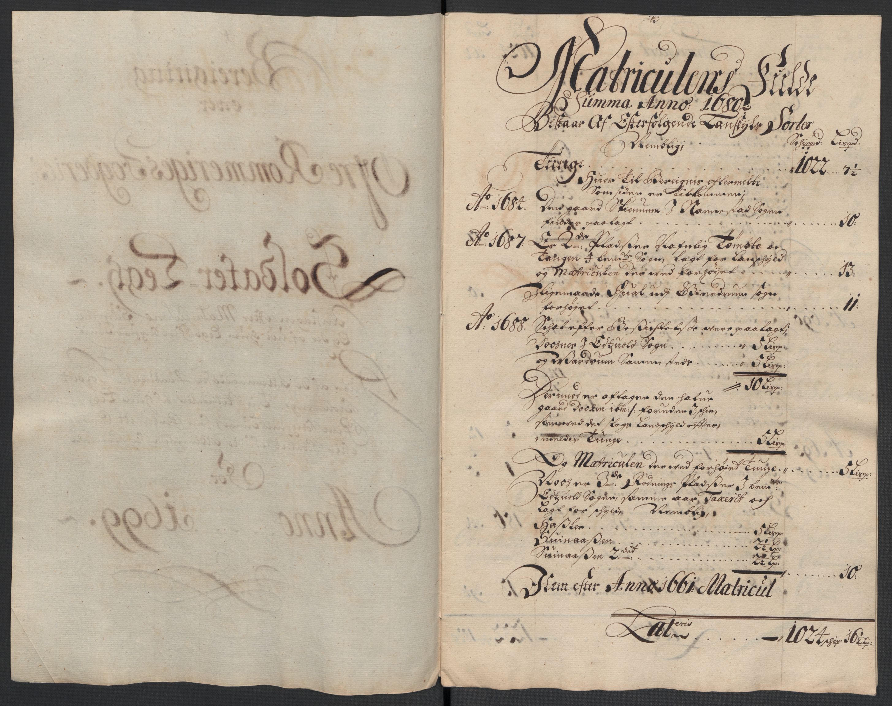 Rentekammeret inntil 1814, Reviderte regnskaper, Fogderegnskap, RA/EA-4092/R12/L0711: Fogderegnskap Øvre Romerike, 1699, s. 247