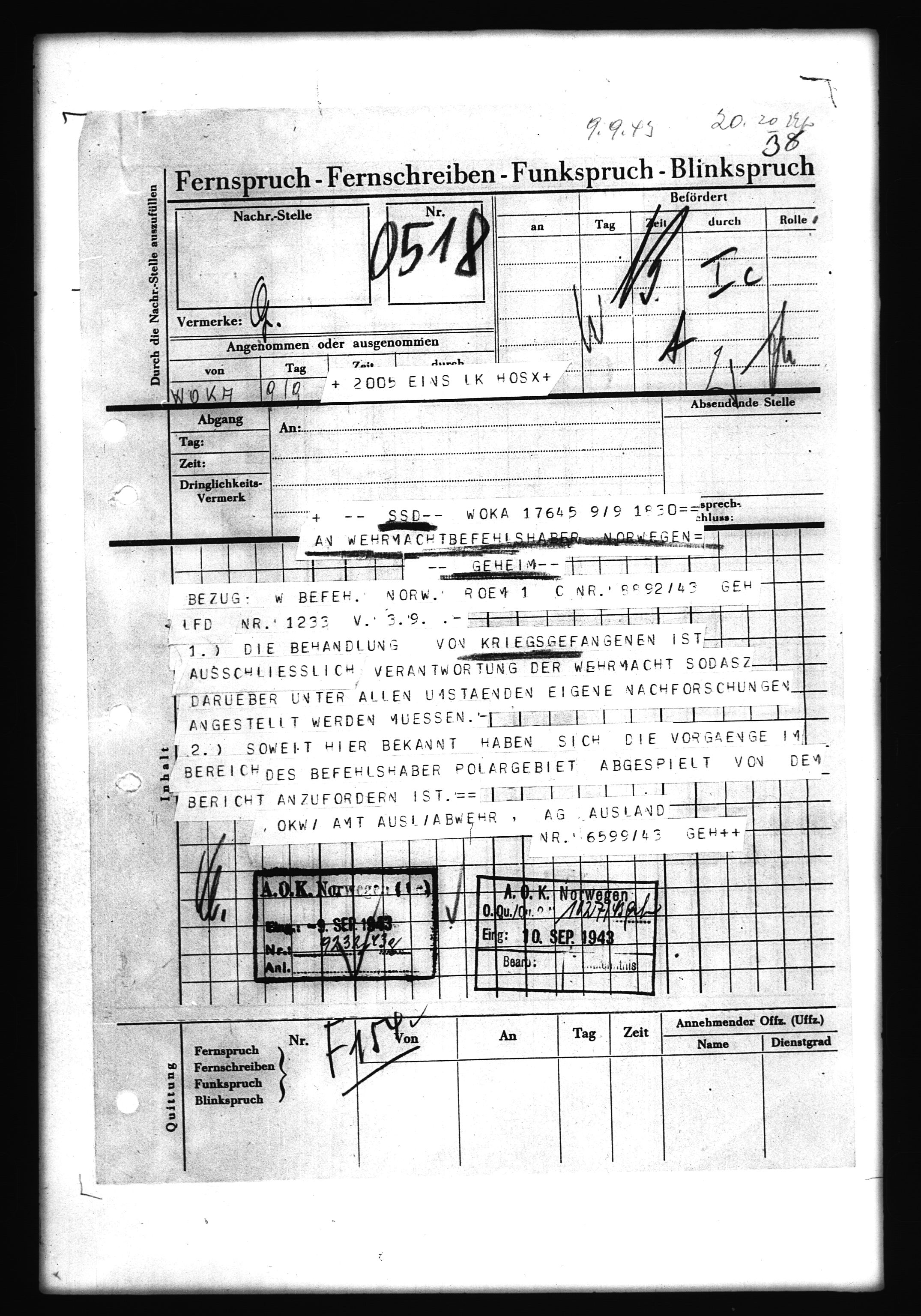 Documents Section, RA/RAFA-2200/V/L0056: Film med LMDC Serial Numbers, 1940-1945, s. 100
