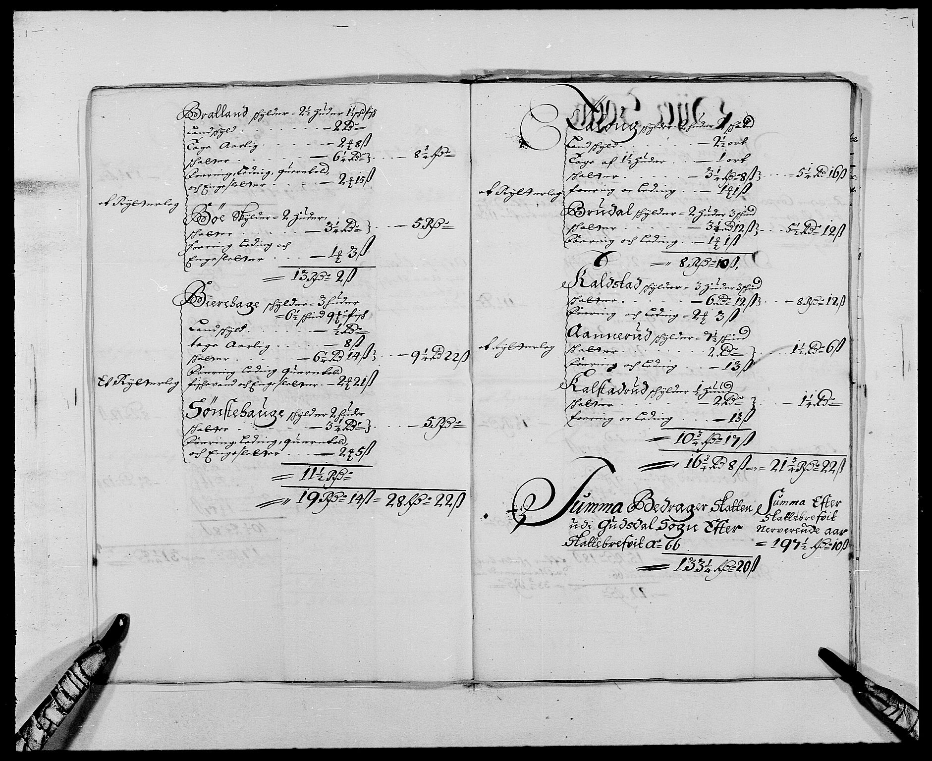 Rentekammeret inntil 1814, Reviderte regnskaper, Fogderegnskap, AV/RA-EA-4092/R17/L1161: Fogderegnskap Gudbrandsdal, 1682-1689, s. 287