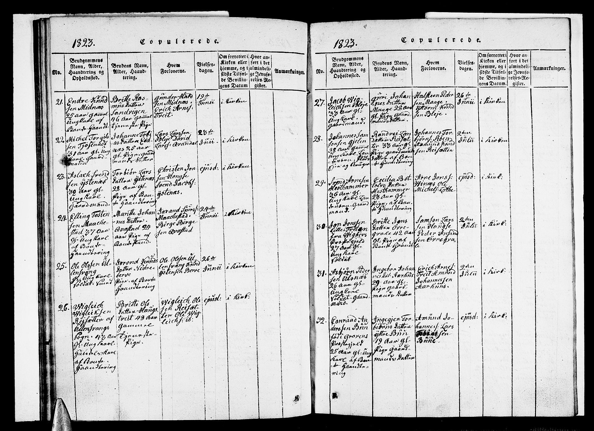Ullensvang sokneprestembete, SAB/A-78701/H/Haa: Ministerialbok nr. A 9, 1819-1826
