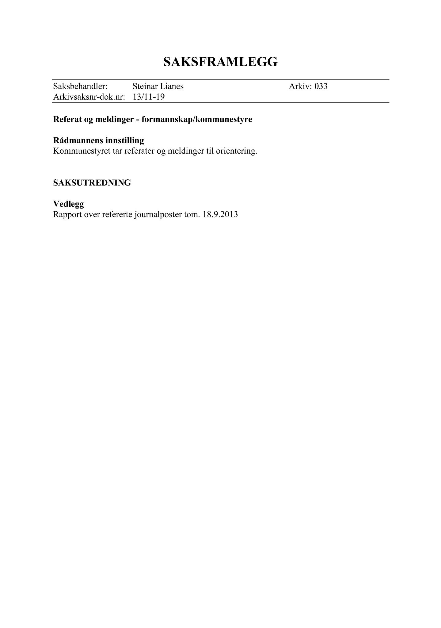 Klæbu Kommune, TRKO/KK/02-FS/L006: Formannsskapet - Møtedokumenter, 2013, s. 2011