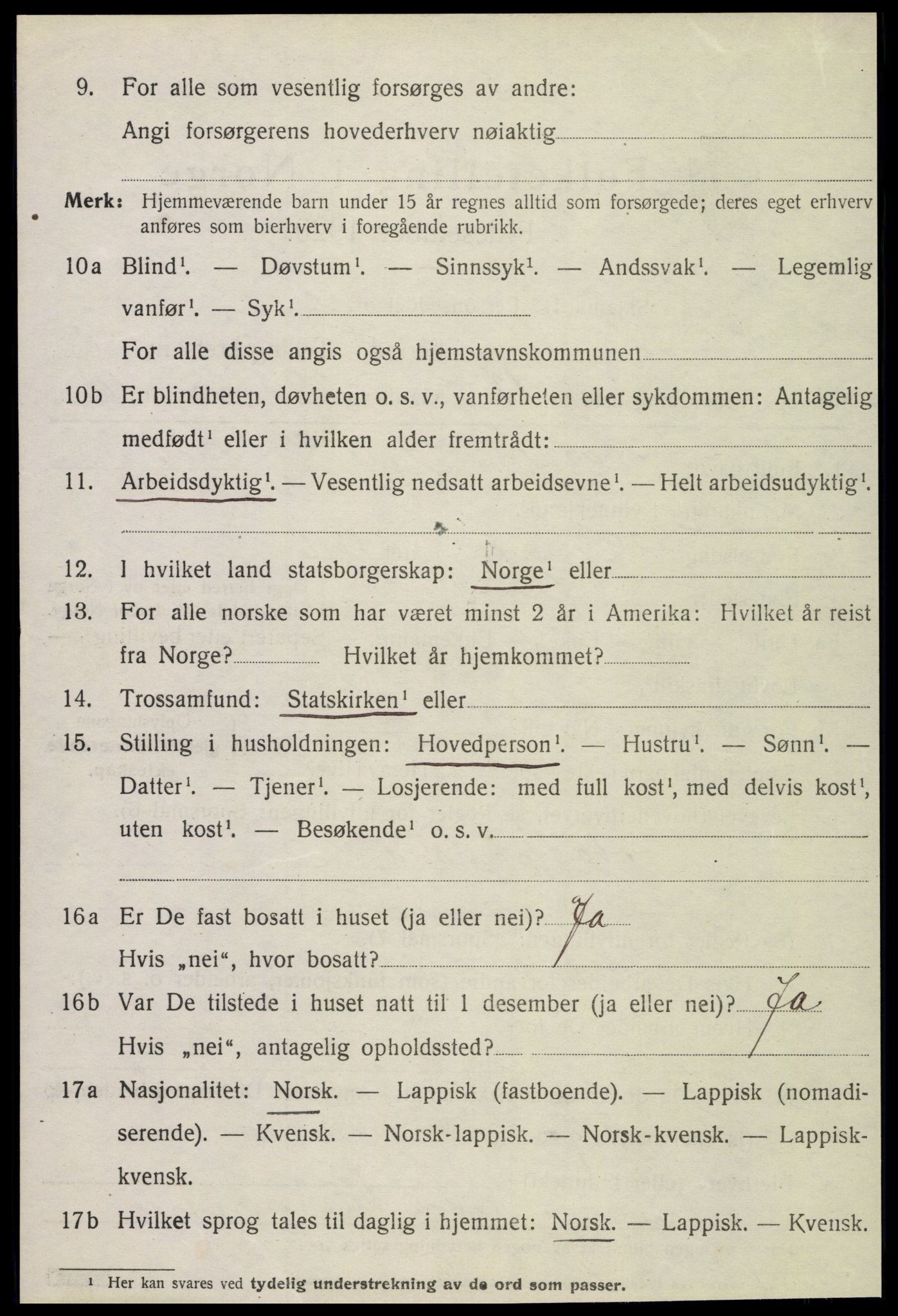 SAT, Folketelling 1920 for 1834 Lurøy herred, 1920, s. 4016