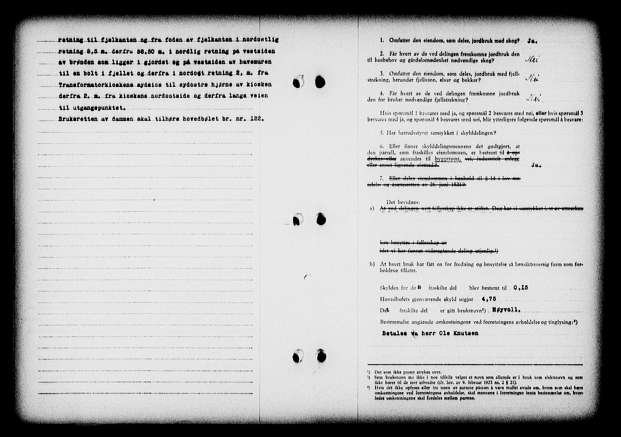Nedenes sorenskriveri, SAK/1221-0006/G/Gb/Gba/L0047: Pantebok nr. A-I, 1939-1940, Dagboknr: 1294/1939