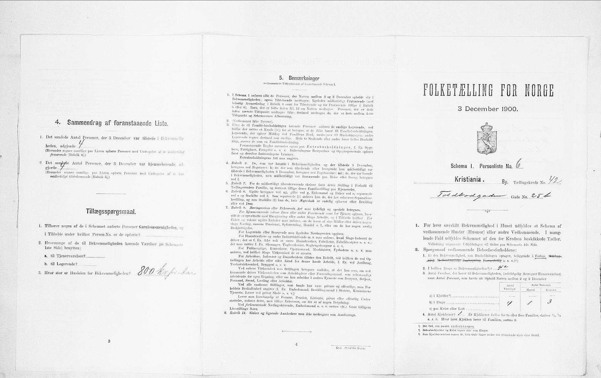 SAO, Folketelling 1900 for 0301 Kristiania kjøpstad, 1900, s. 102090
