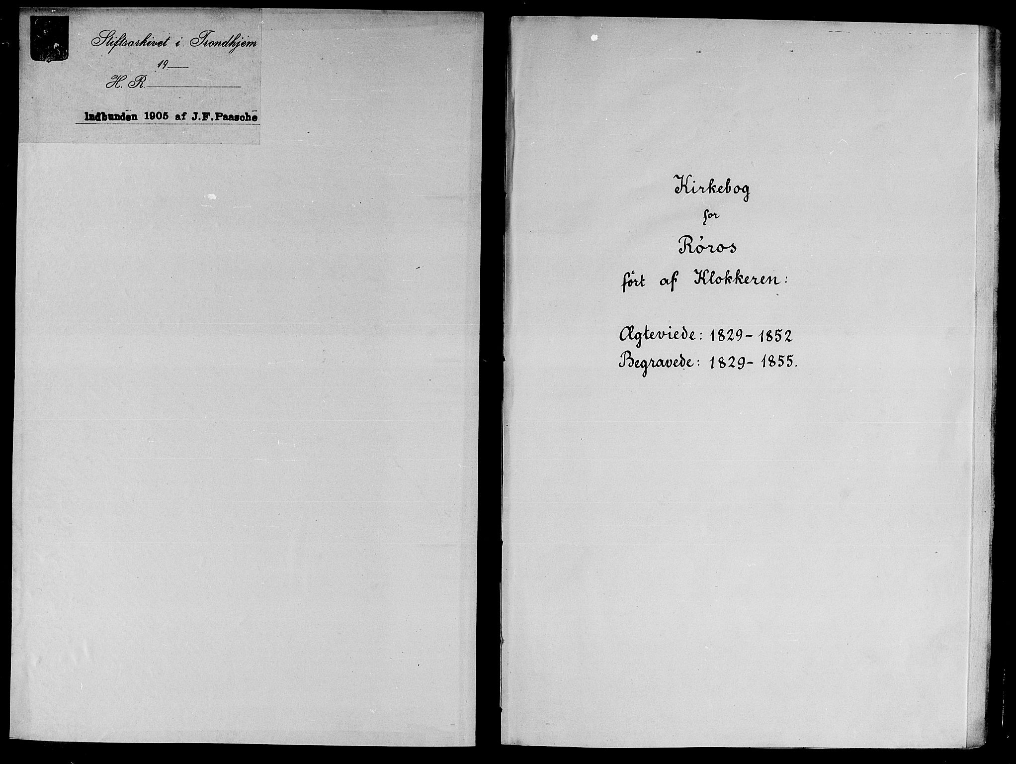 Ministerialprotokoller, klokkerbøker og fødselsregistre - Sør-Trøndelag, SAT/A-1456/681/L0939: Klokkerbok nr. 681C03, 1829-1855