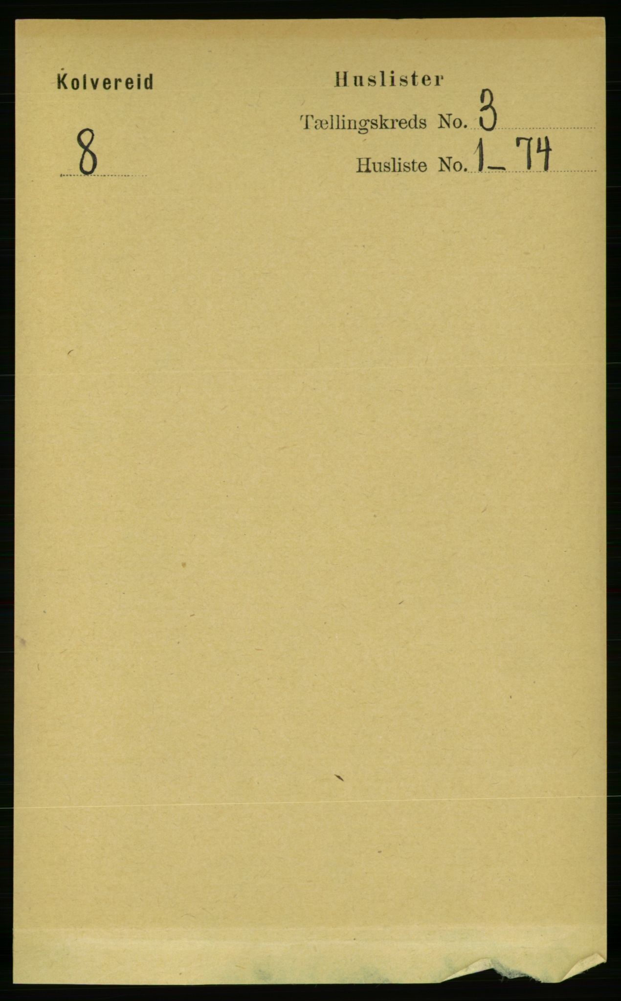 RA, Folketelling 1891 for 1752 Kolvereid herred, 1891, s. 803