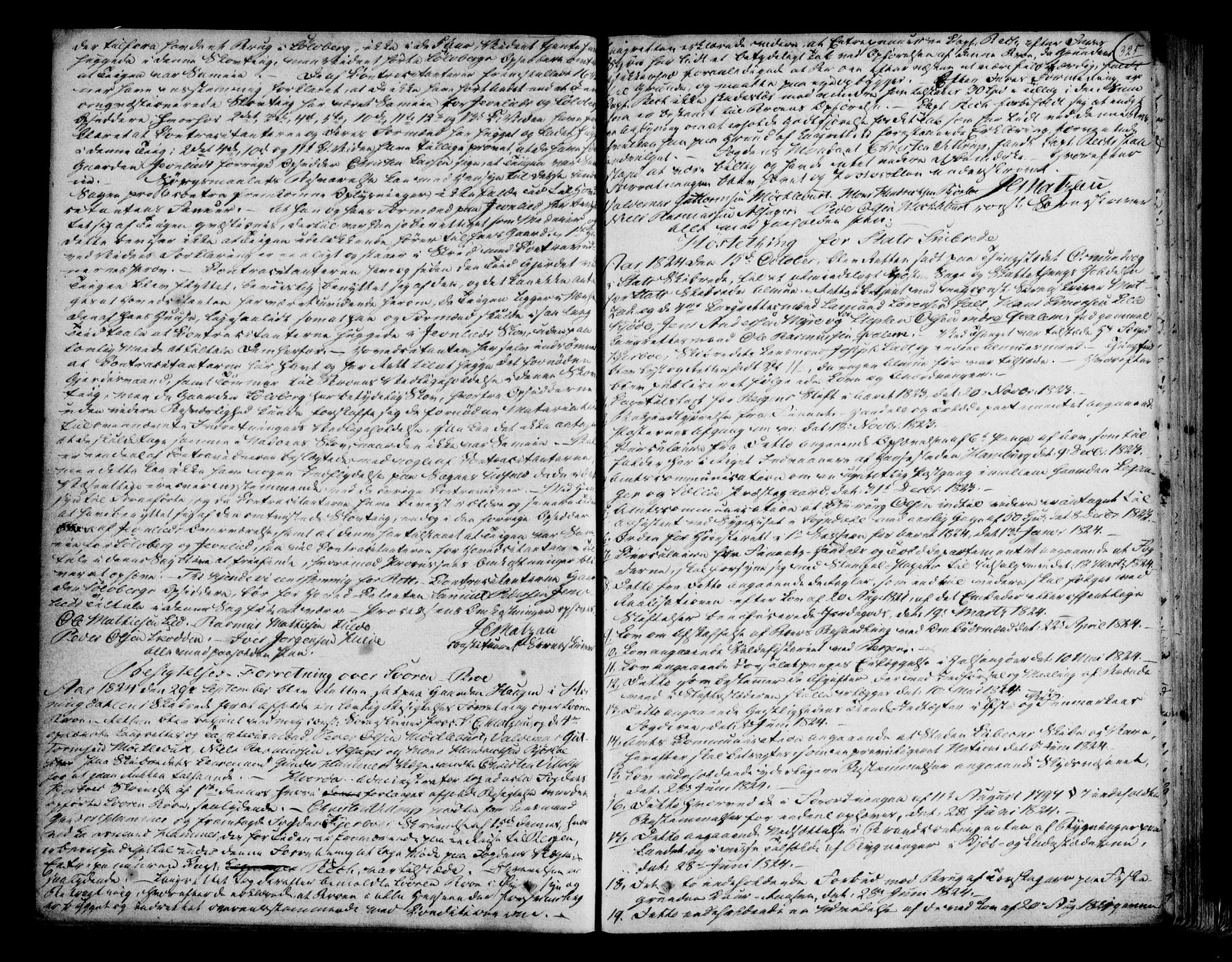Nordfjord sorenskriveri, SAB/A-2801/01/01a/L0039: Tingbøker (justisprotokoller), 1816-1827, s. 324b-325a