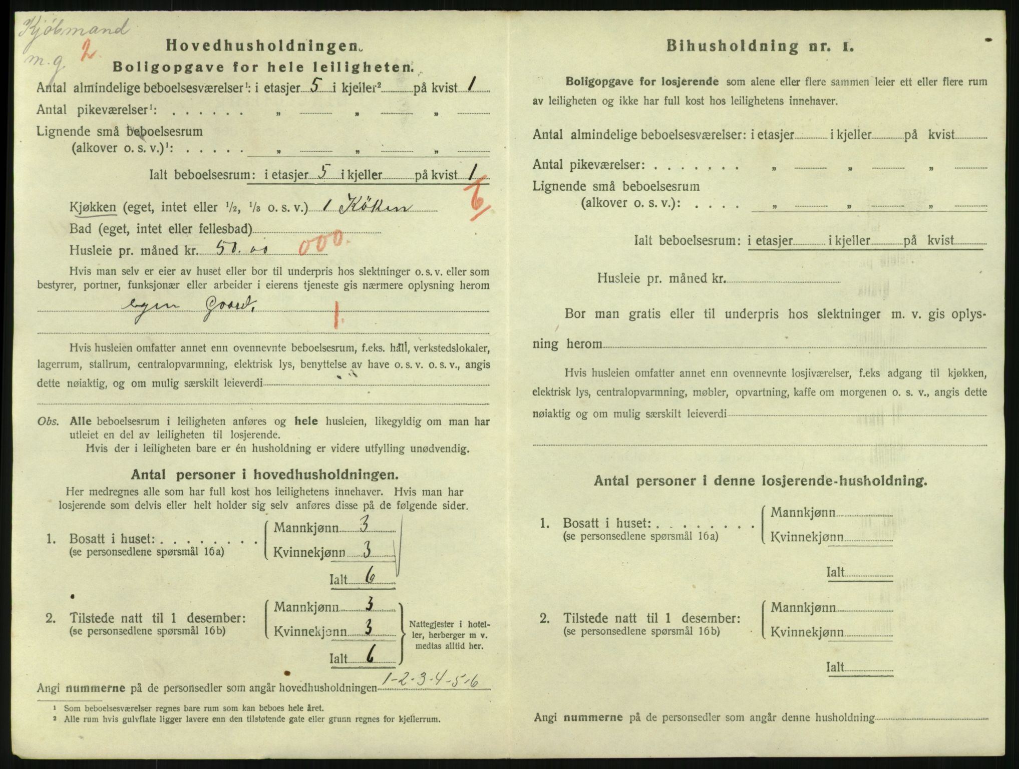 SAKO, Folketelling 1920 for 0705 Tønsberg kjøpstad, 1920, s. 4960