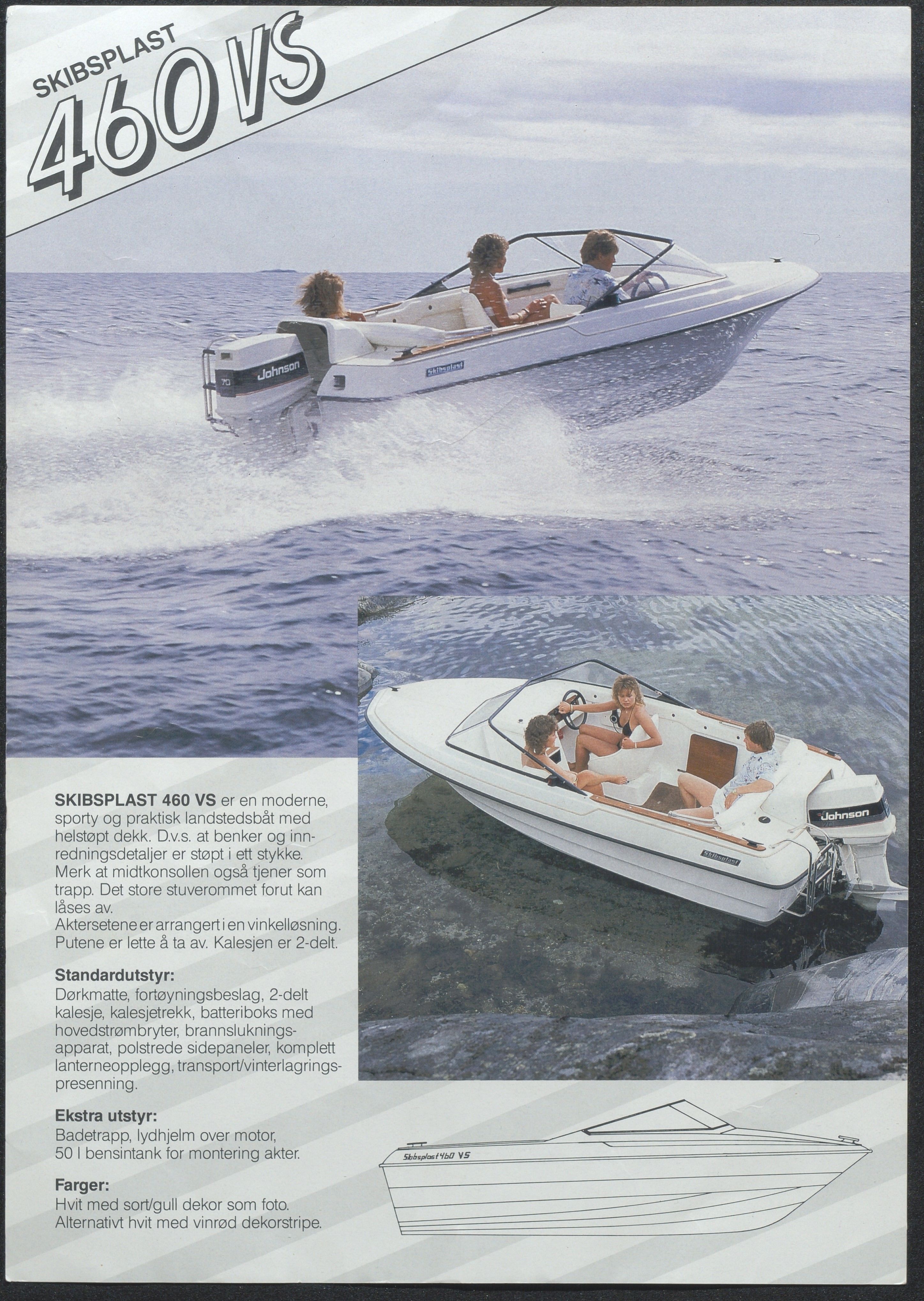 Skibsplast, AAKS/PA-2968/01/X/X01/L0002/0011: Brosjyrer / Skibsplast 460 VS (1987-1991), 1987-1991