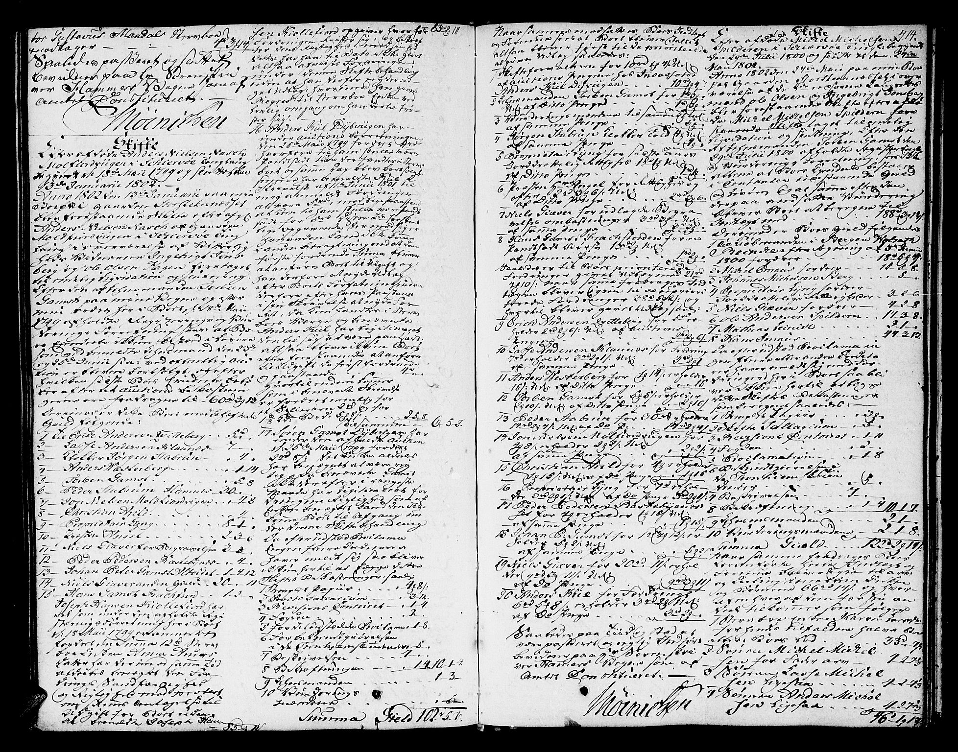 Senja og Tromsø sorenskriveri , AV/SATØ-SATØ-31/H/Hb/L0148: Skifteutlodningsprotokoll - Fol. 1-454b, 1798-1804, s. 413b-414a