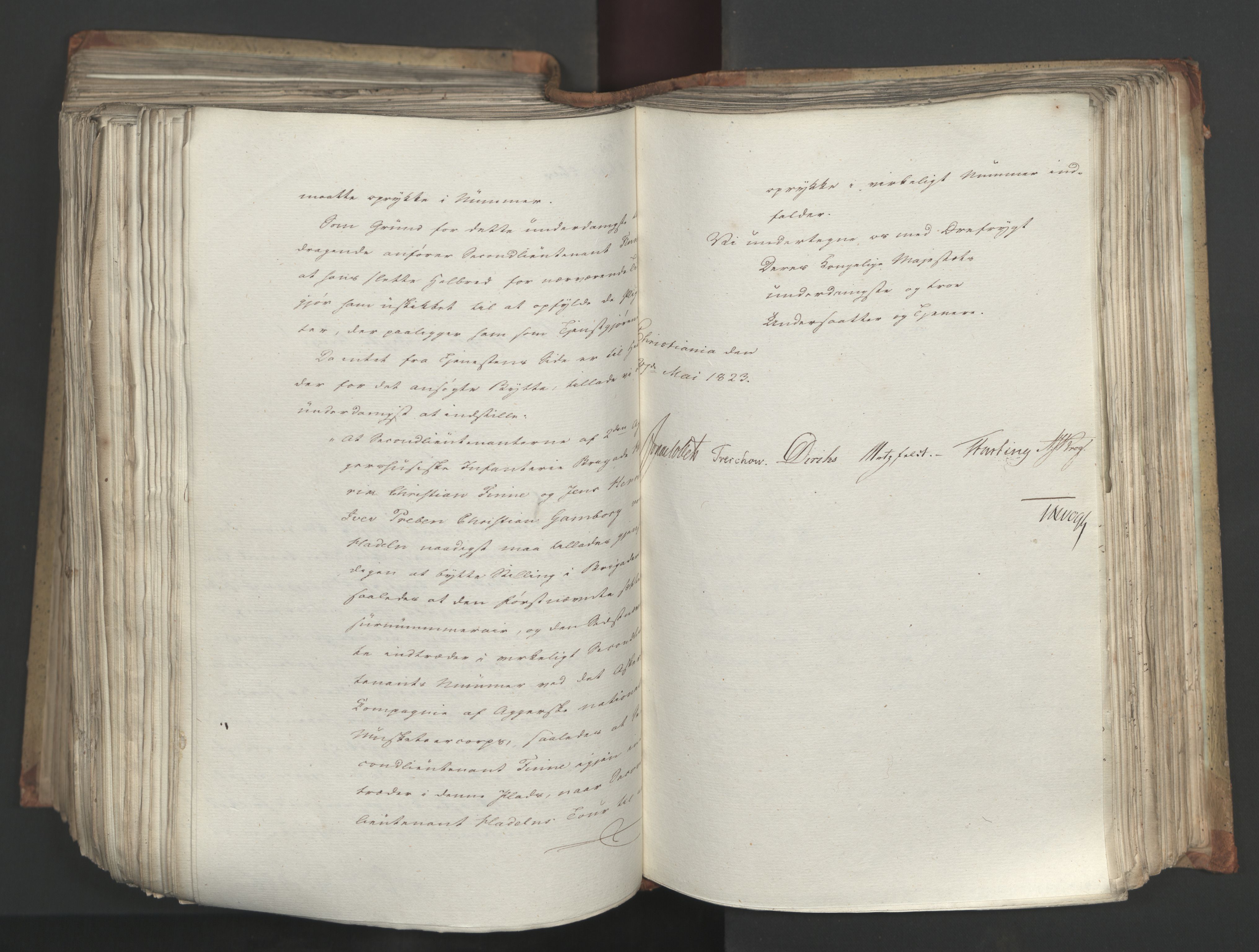 Statsrådsavdelingen i Stockholm, AV/RA-S-1003/D/Da/L0034: Regjeringsinnstillinger nr. 275-540, 1823, s. 480