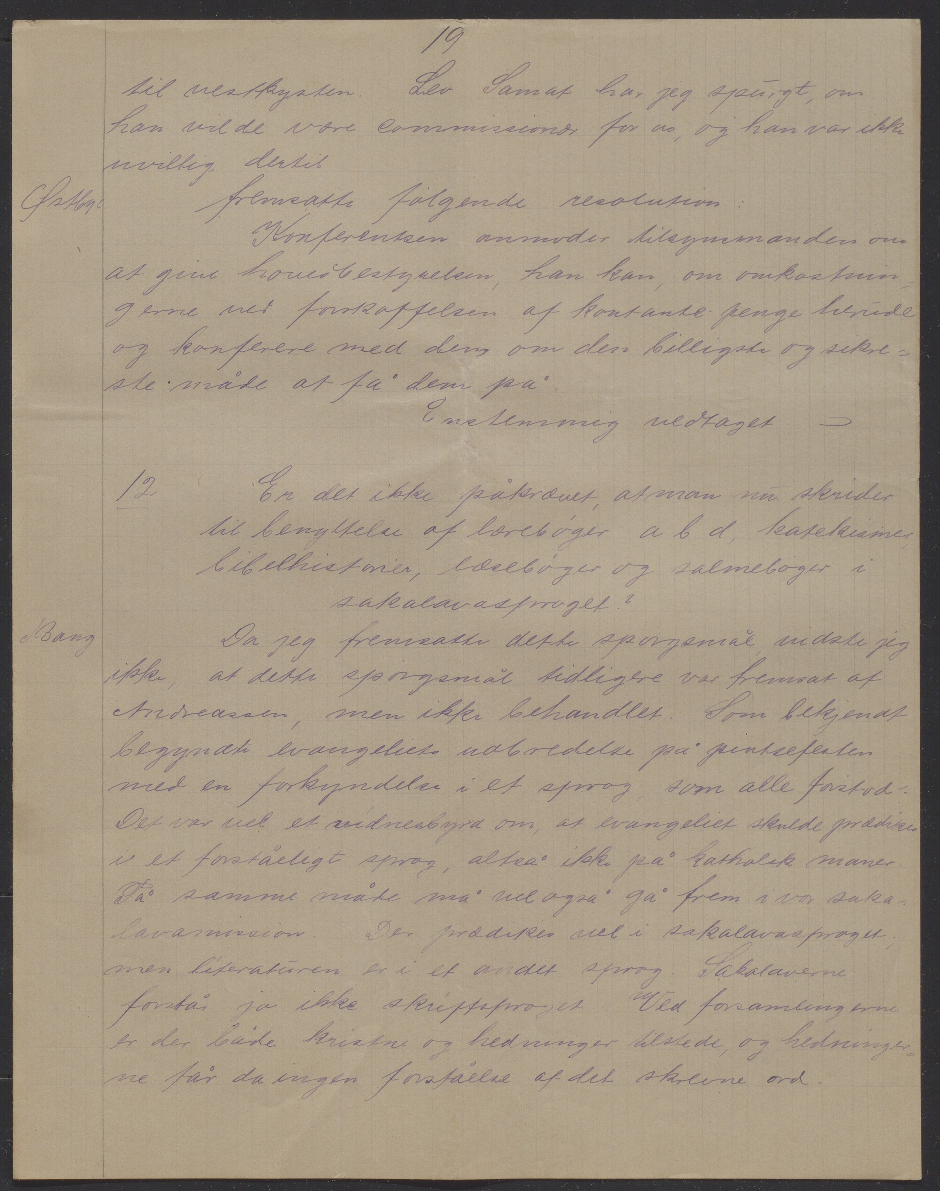 Det Norske Misjonsselskap - hovedadministrasjonen, VID/MA-A-1045/D/Da/Daa/L0040/0011: Konferansereferat og årsberetninger / Konferansereferat fra Vest-Madagaskar., 1895