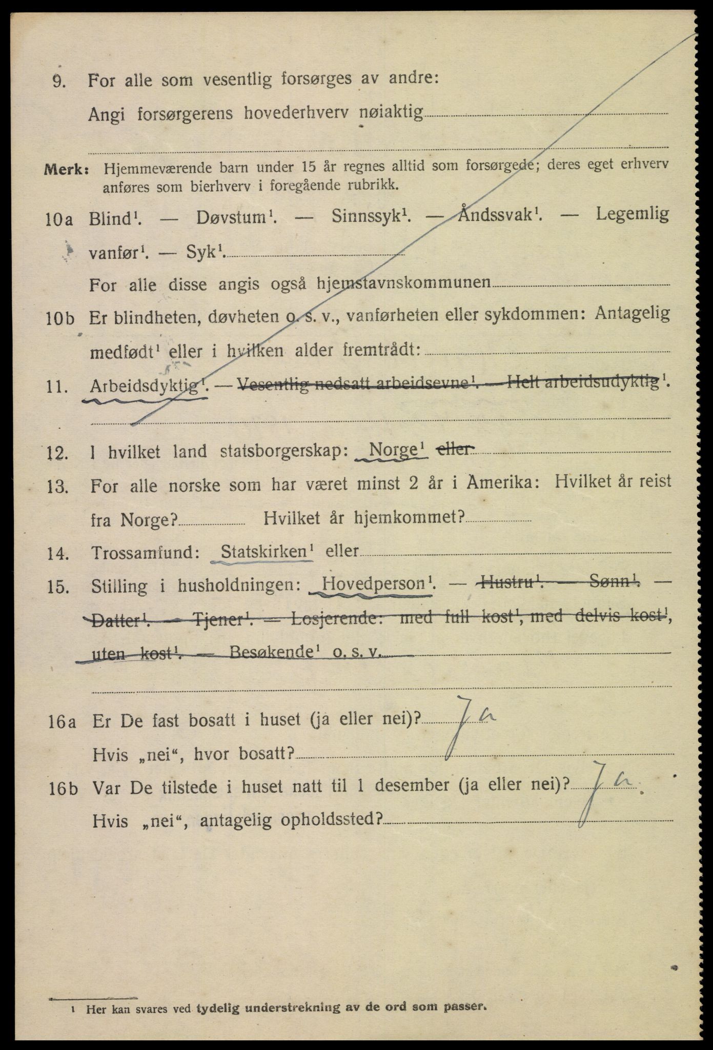 SAK, Folketelling 1920 for 1001 Kristiansand kjøpstad, 1920, s. 11716