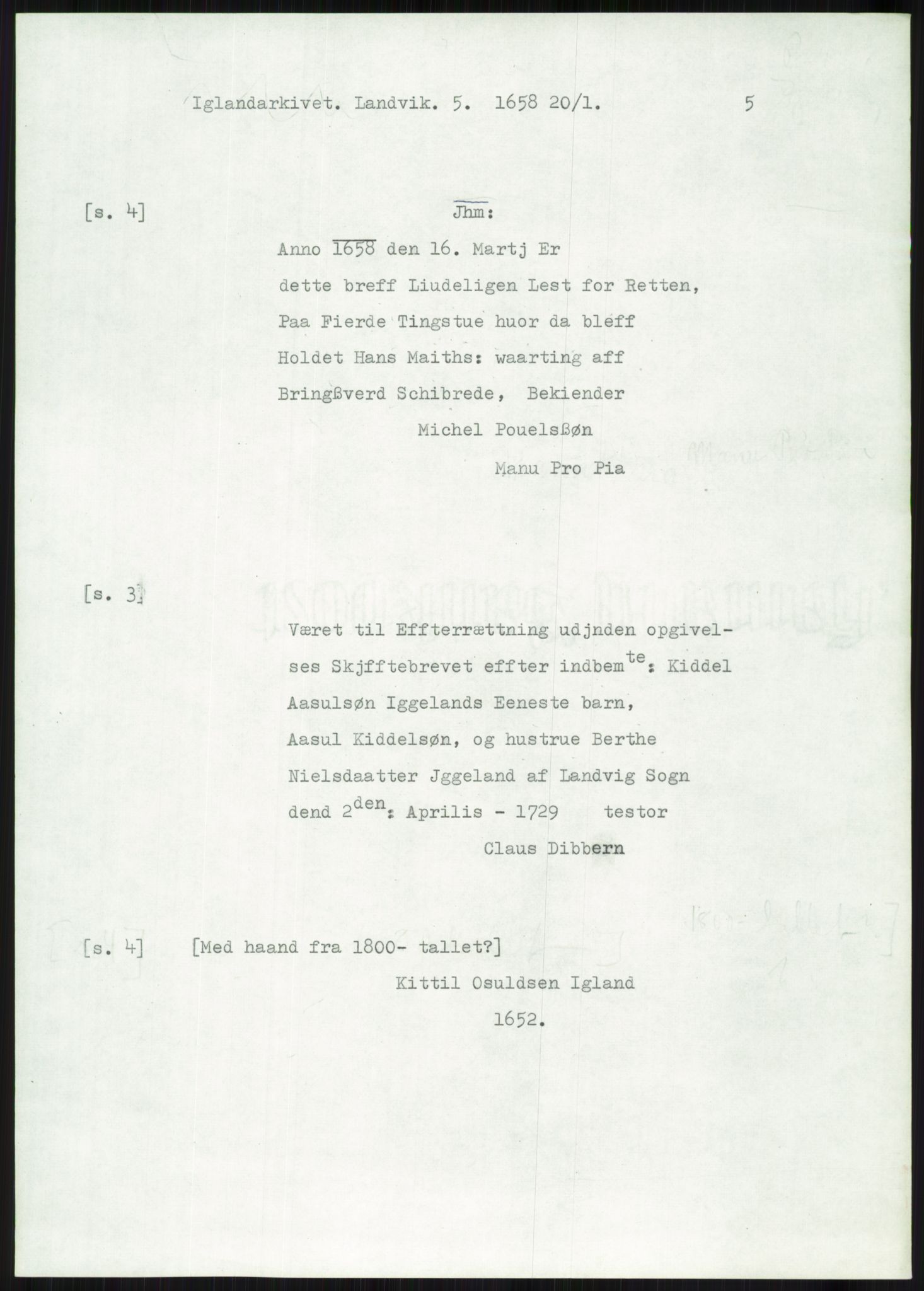 Samlinger til kildeutgivelse, Diplomavskriftsamlingen, AV/RA-EA-4053/H/Ha, s. 3336