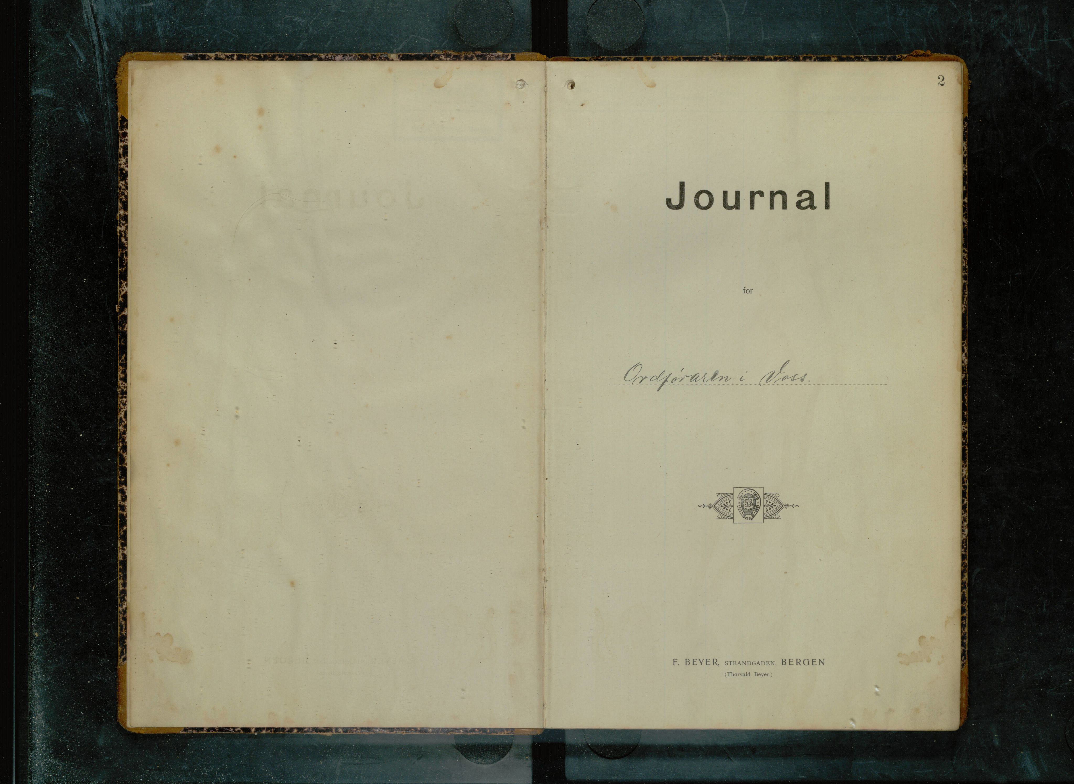 Voss kommune. Formannskapet, IKAH/1235-021/C/Ca/L0006: Postjournal, 1906-1909