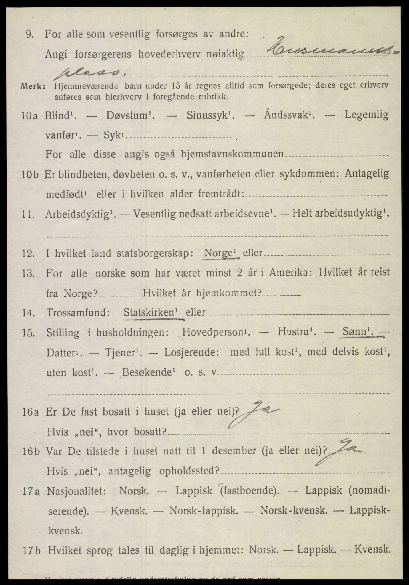 SAT, Folketelling 1920 for 1819 Nordvik herred, 1920, s. 2859