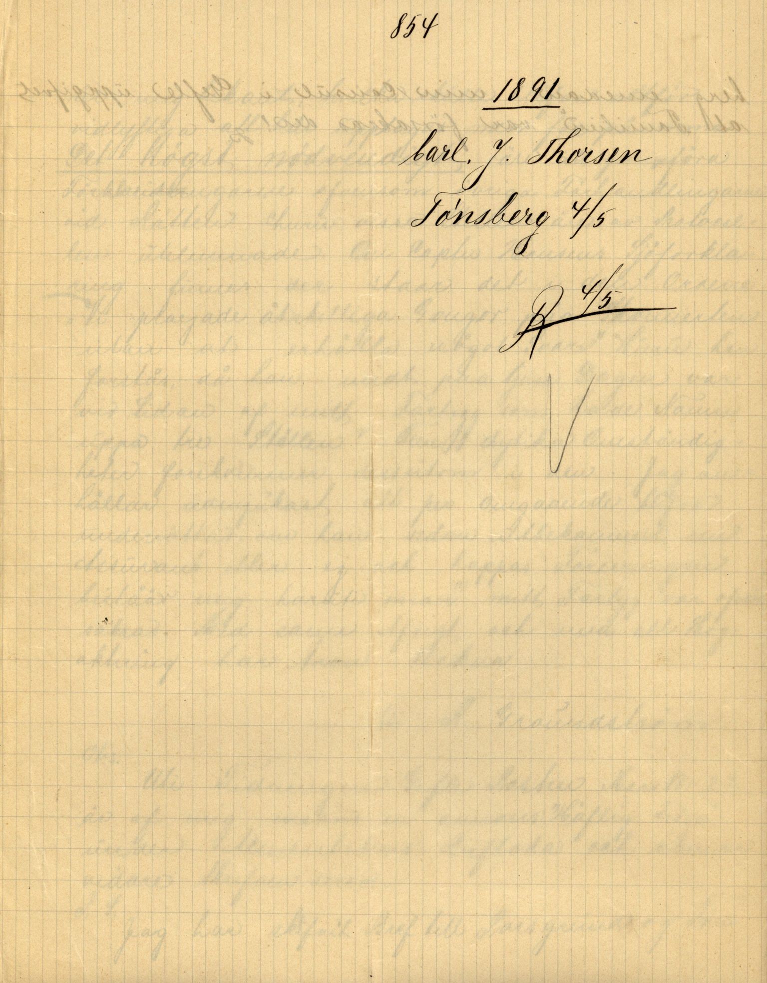 Pa 63 - Østlandske skibsassuranceforening, VEMU/A-1079/G/Ga/L0026/0009: Havaridokumenter / Rex, Resolve, Regulator, Familien, Falcon, Johanne, 1890, s. 47