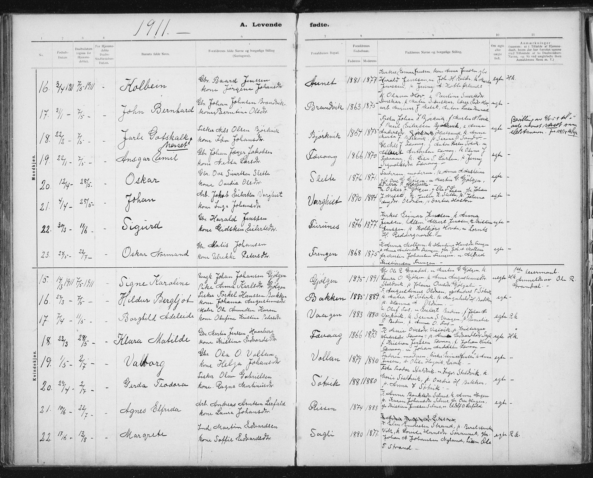 Ministerialprotokoller, klokkerbøker og fødselsregistre - Sør-Trøndelag, AV/SAT-A-1456/653/L0660: Klokkerbok nr. 653C04, 1894-1919