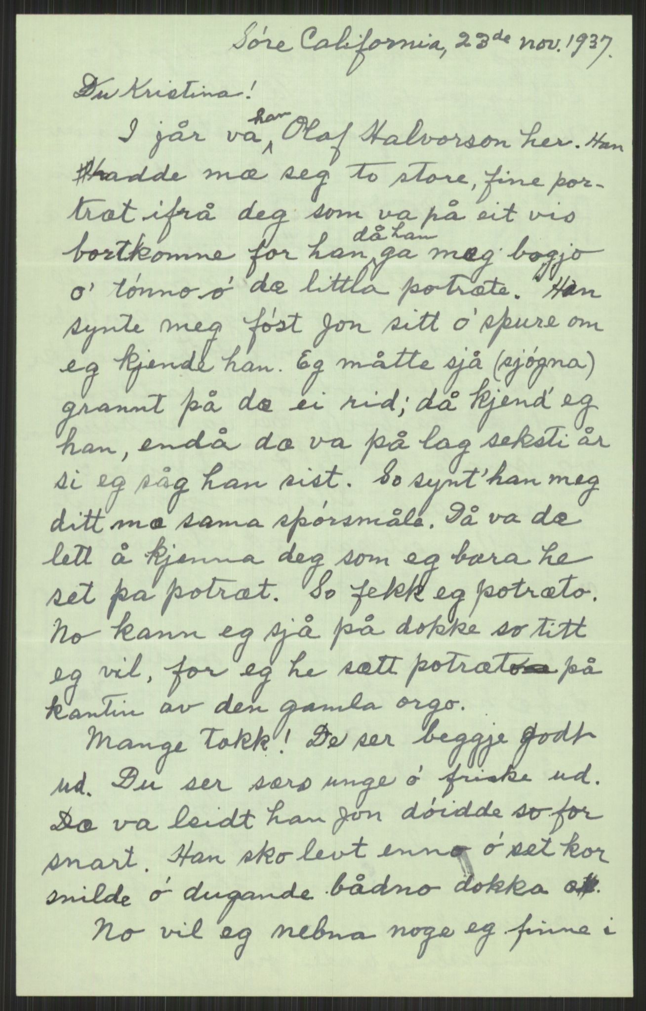 Samlinger til kildeutgivelse, Amerikabrevene, AV/RA-EA-4057/F/L0001: Innlån av ukjent proveniens. Innlån fra Østfold. Innlån fra Oslo: Bratvold - Garborgbrevene II, 1838-1914, s. 607