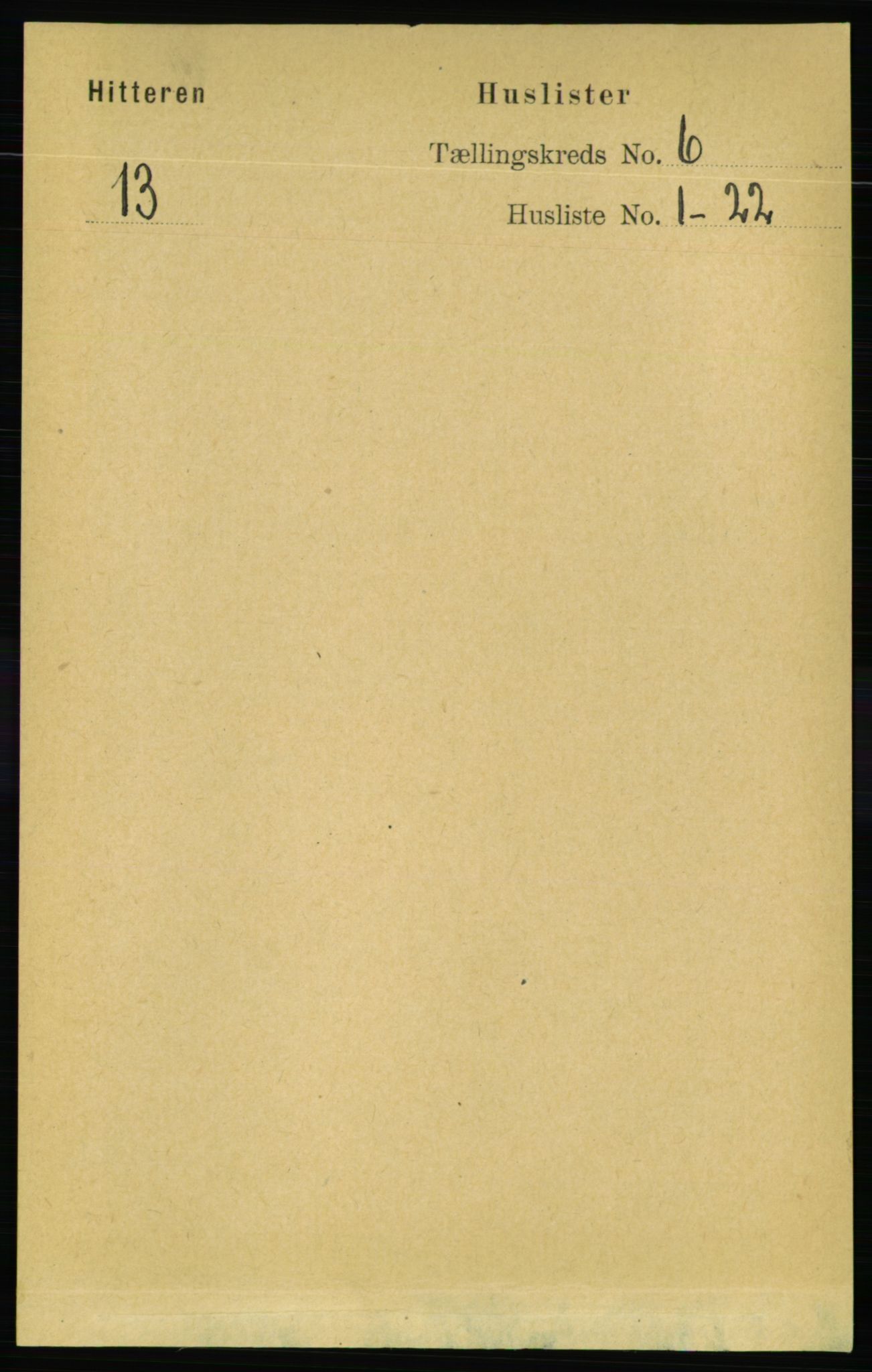 RA, Folketelling 1891 for 1617 Hitra herred, 1891, s. 1041