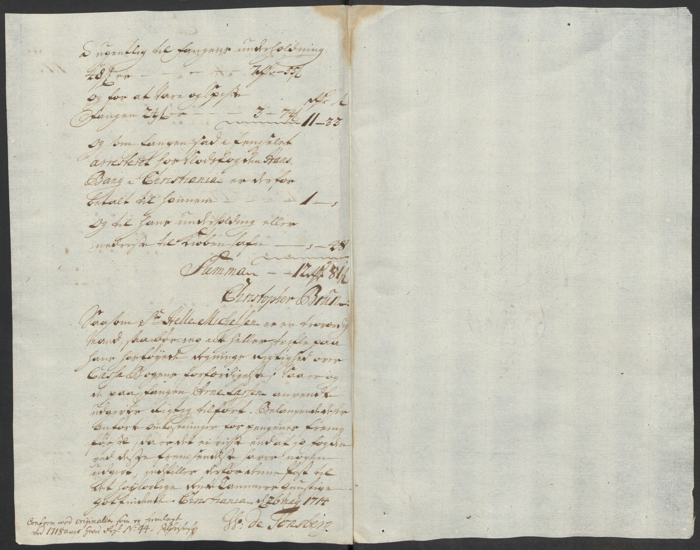 Rentekammeret inntil 1814, Reviderte regnskaper, Fogderegnskap, AV/RA-EA-4092/R17/L1188: Fogderegnskap Gudbrandsdal, 1718, s. 110