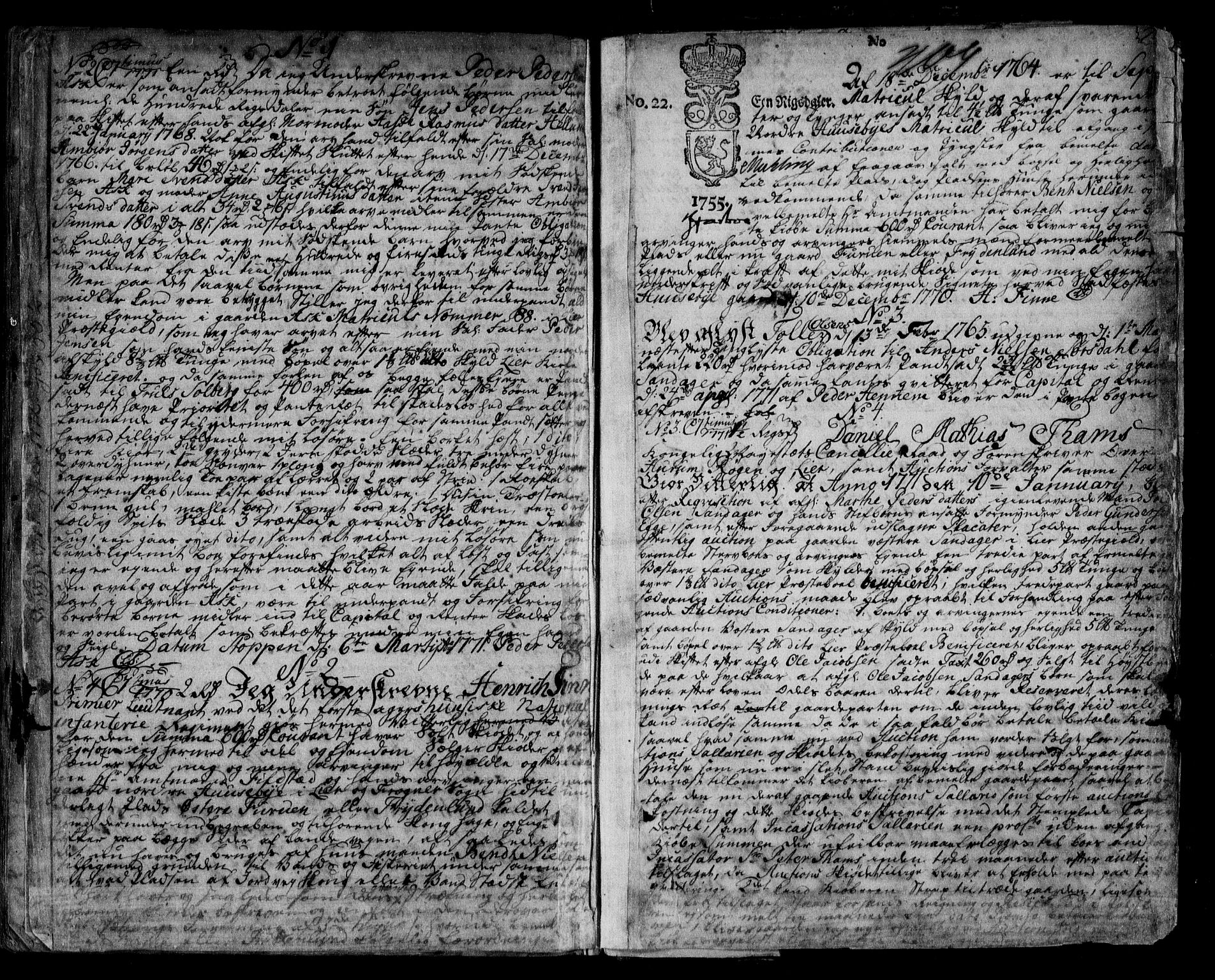 Lier, Røyken og Hurum sorenskriveri, SAKO/A-89/G/Ga/Gaa/L0003: Pantebok nr. III, 1756-1771, s. 711