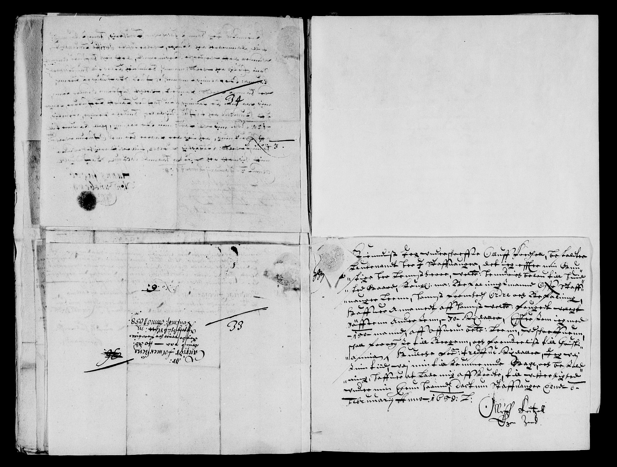 Rentekammeret inntil 1814, Reviderte regnskaper, Lensregnskaper, AV/RA-EA-5023/R/Rb/Rbs/L0040: Stavanger len, 1657-1660