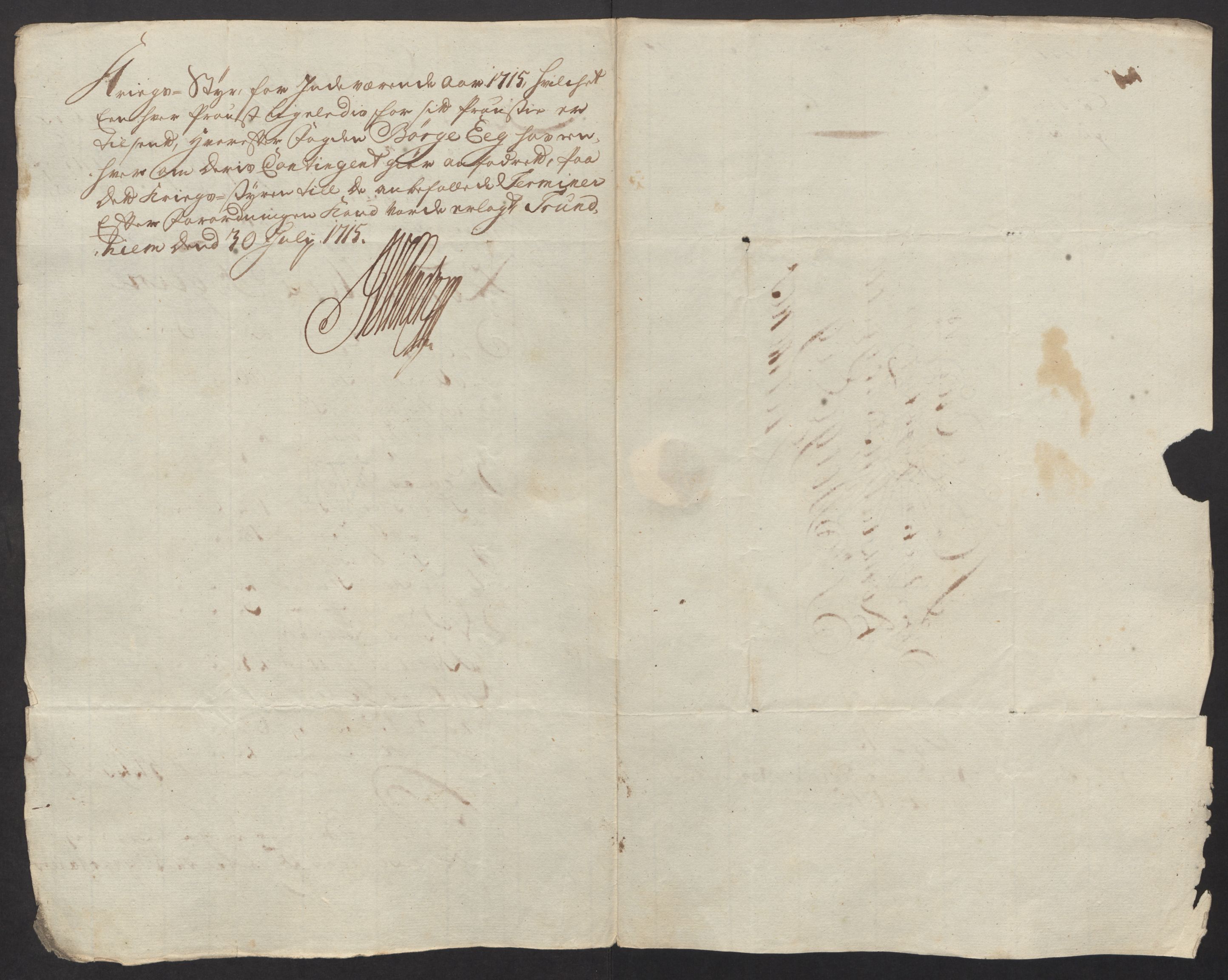 Rentekammeret inntil 1814, Reviderte regnskaper, Fogderegnskap, RA/EA-4092/R55/L3663: Fogderegnskap Romsdal, 1715-1716, s. 143