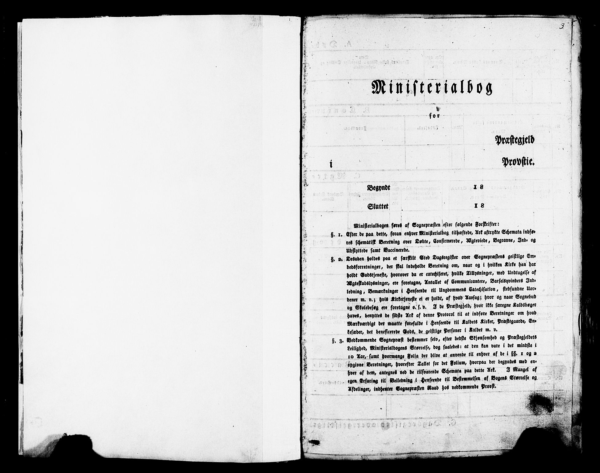 Avaldsnes sokneprestkontor, SAST/A -101851/H/Ha/Haa/L0007: Ministerialbok nr. A 7, 1841-1853, s. 3